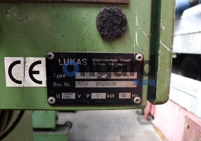 LUKAS DCI 9/80-200/25-1/4 inline wire drawing machine