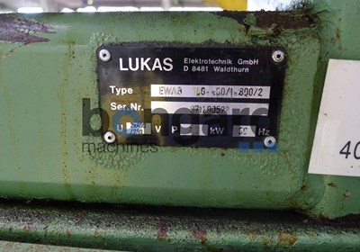 LUKAS EWAB 150-450/1-800/2 static coiler