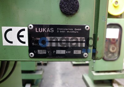 LUKAS DC 9/80-200/25-14 inline wire drawing machine
