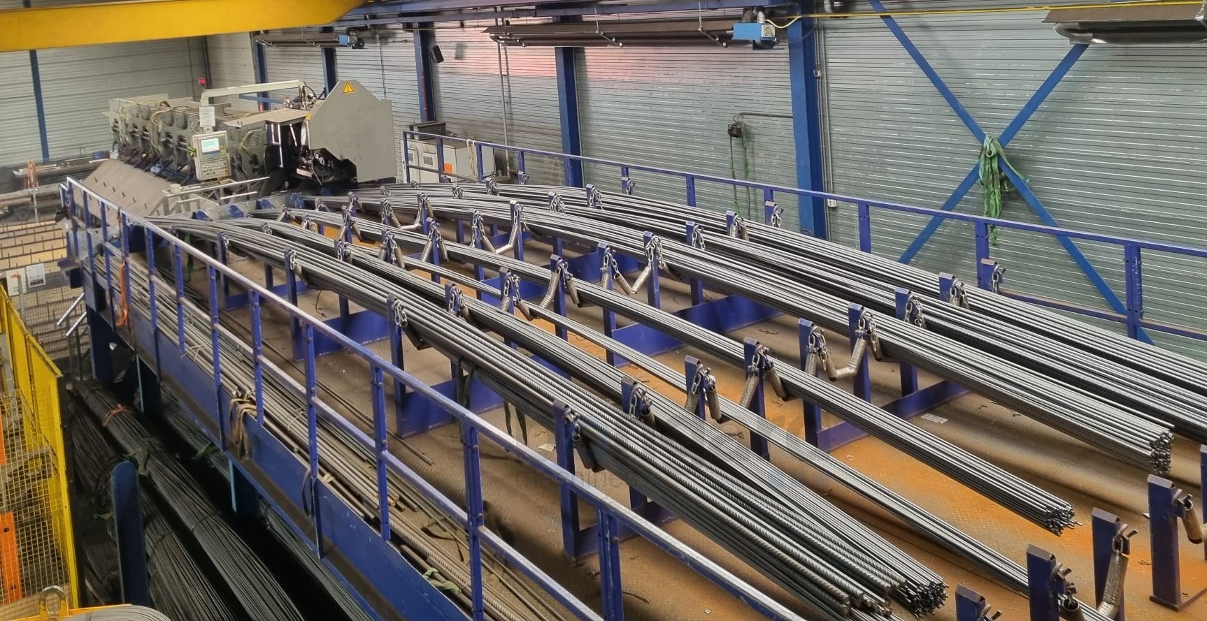 EVG DBE 28 Flexible processing centre for fully automatic cutting and bending of steel bars