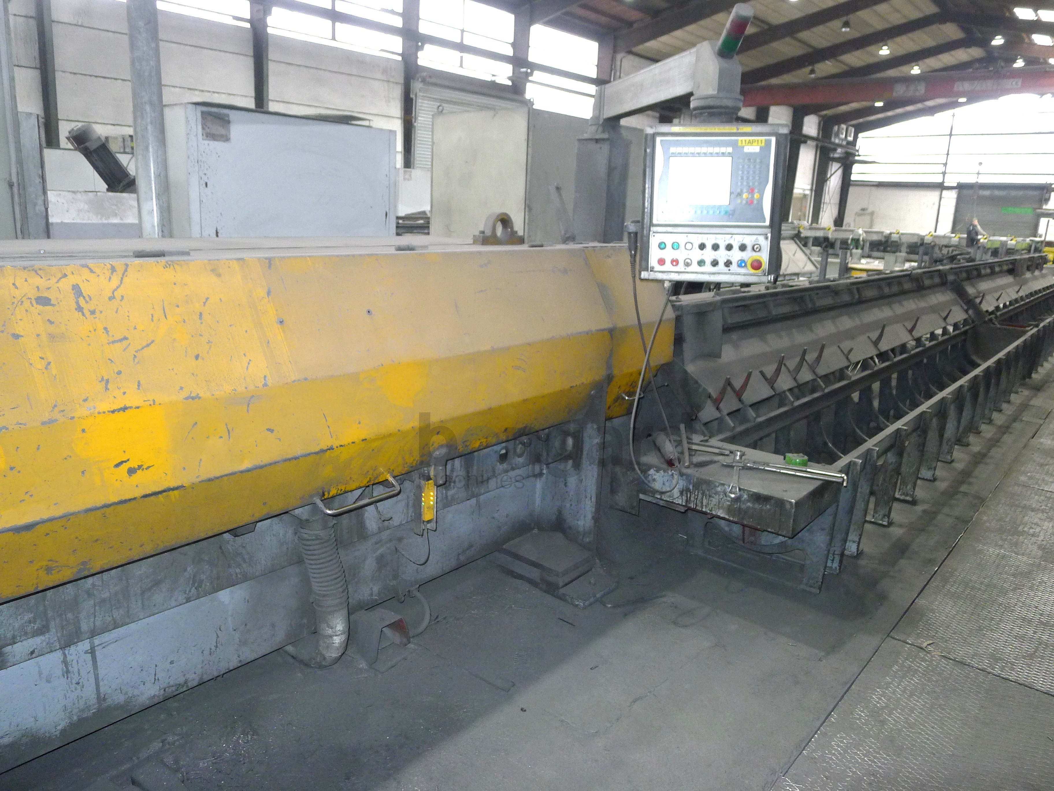EVG Inline drawing -  straightening and cutting line