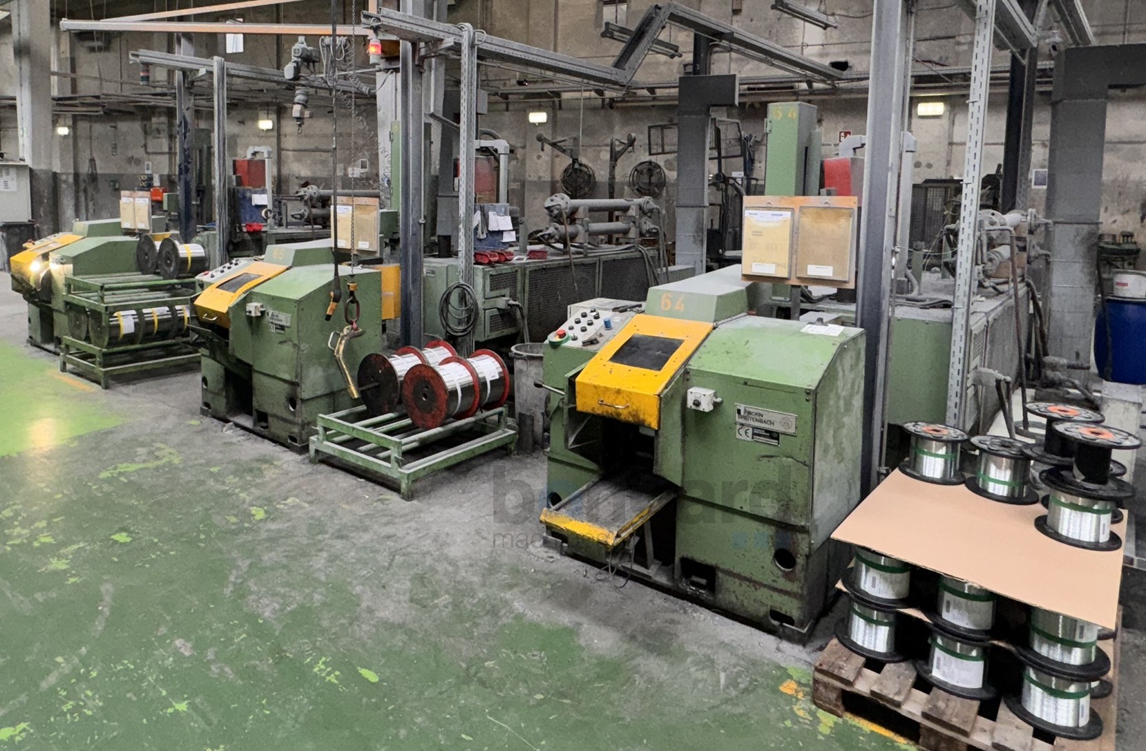 HERBORN-BREITENBACH WGT 161/21 wet-type wire drawing line