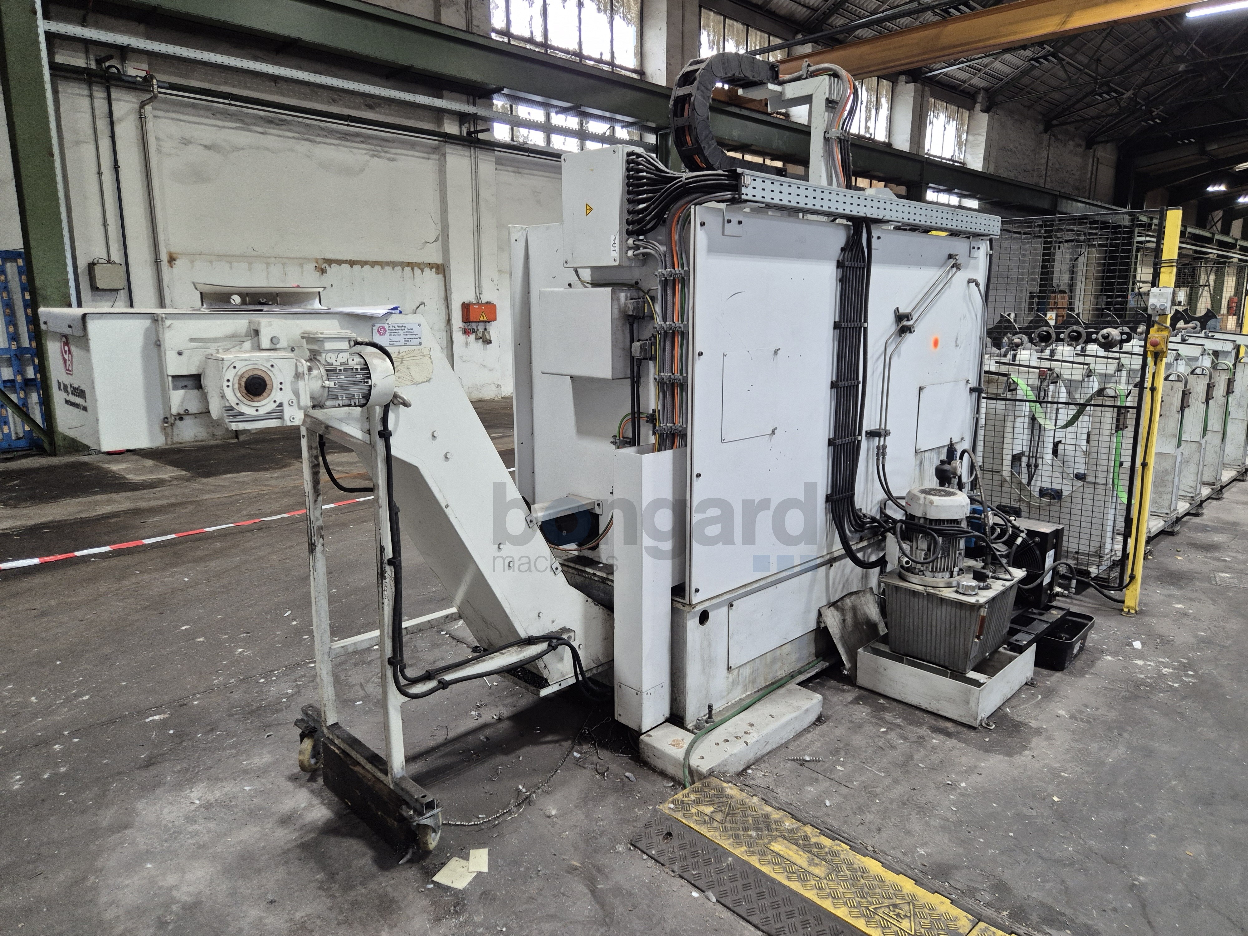 BOCK ASM-3 Semi-automatic Pointing peeling machine with separation and feeding