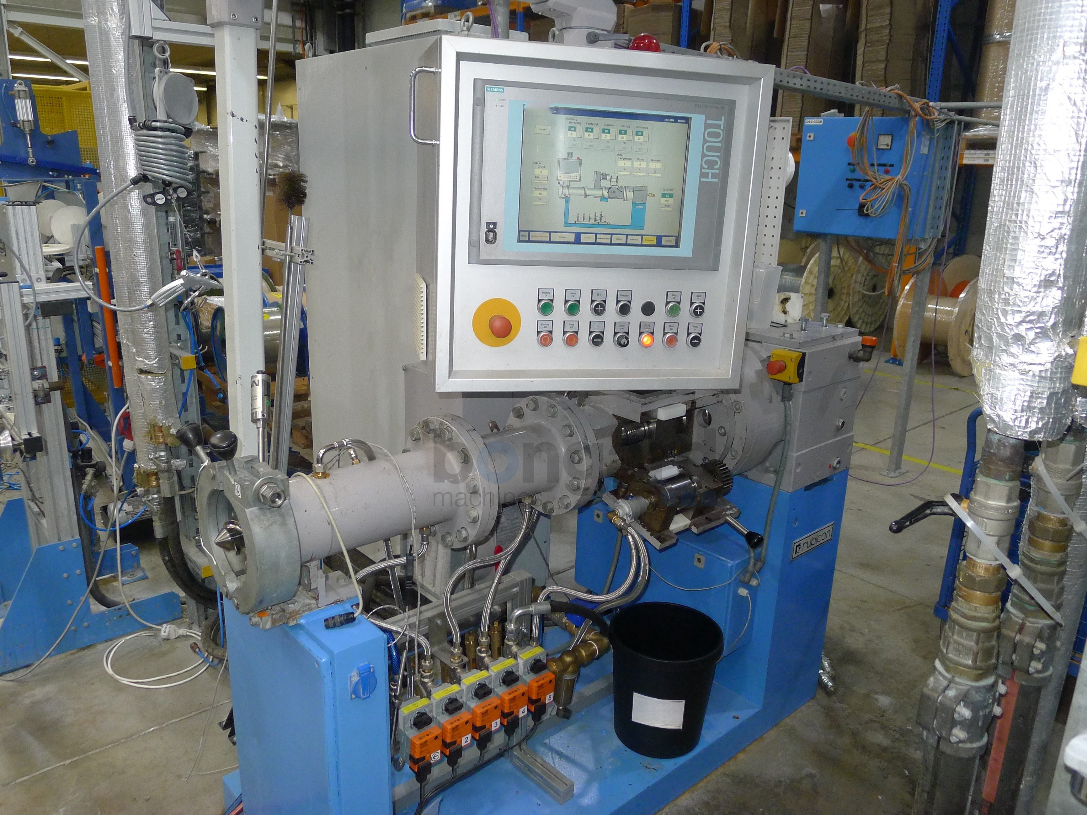 Rubicon / Leimbach Extrusion line for Silicon Cables