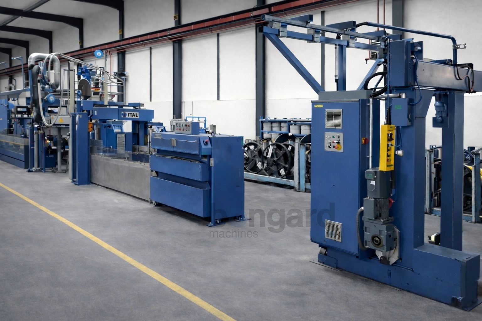 NOKIA-MAILLEFER ligne d'extrusion d'isolation et gainage