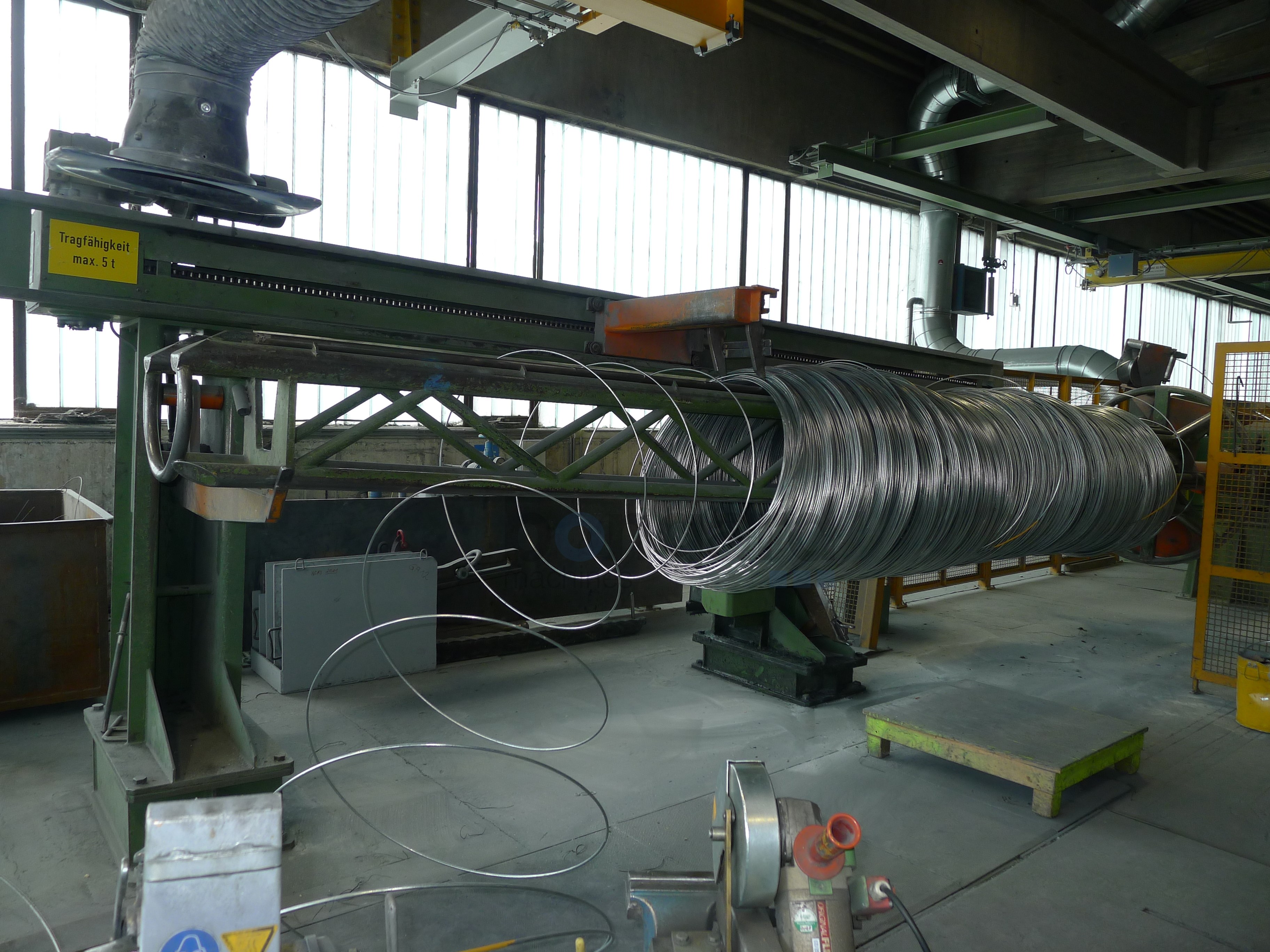 FRIGERIO RI 120/9-SX2 Spannbeton Geradeaus-Drahtziehanlage