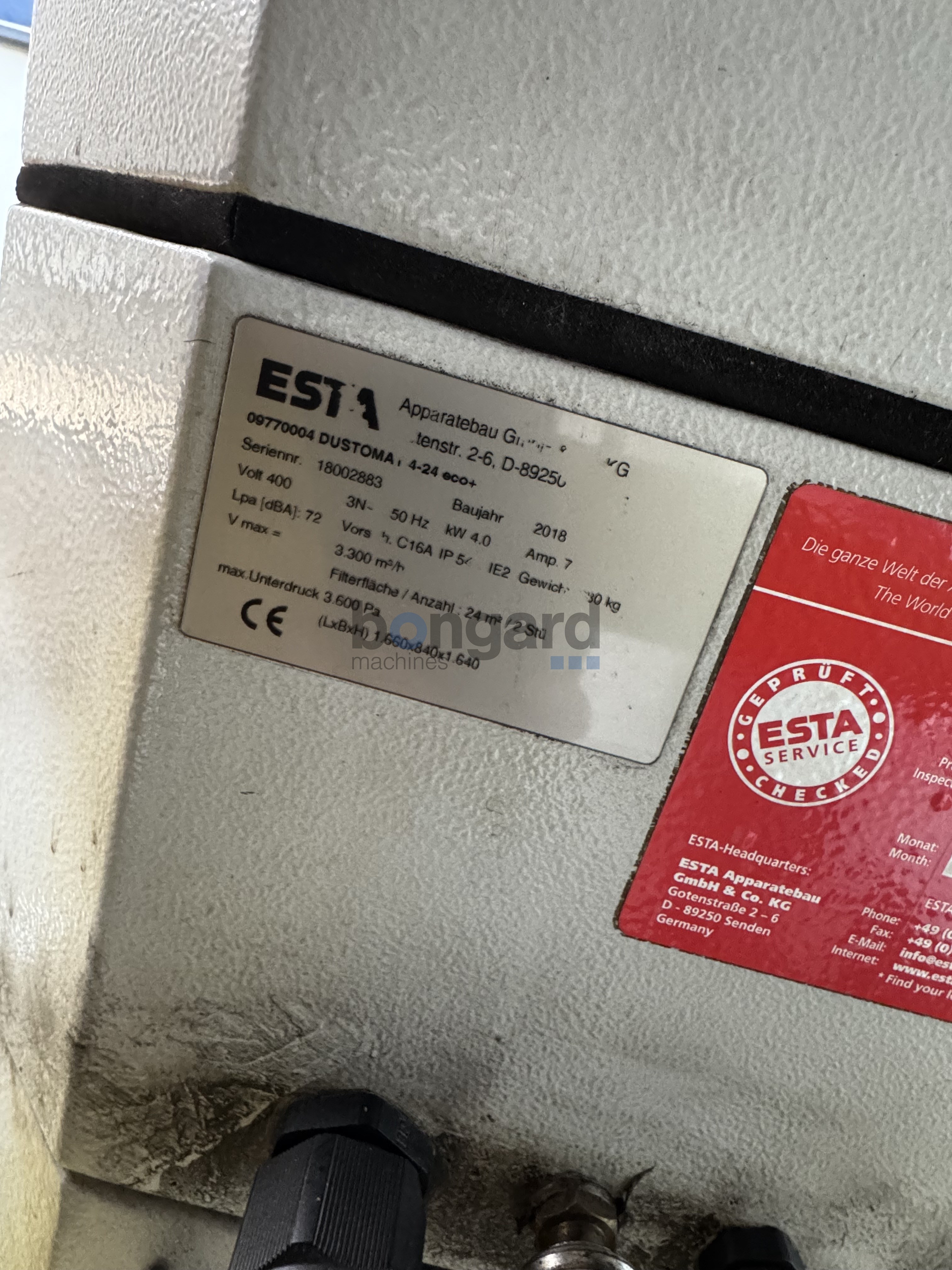 ESTA Dustomat 4-24 Eco + Mobile dust extractor for dust and welding fumes