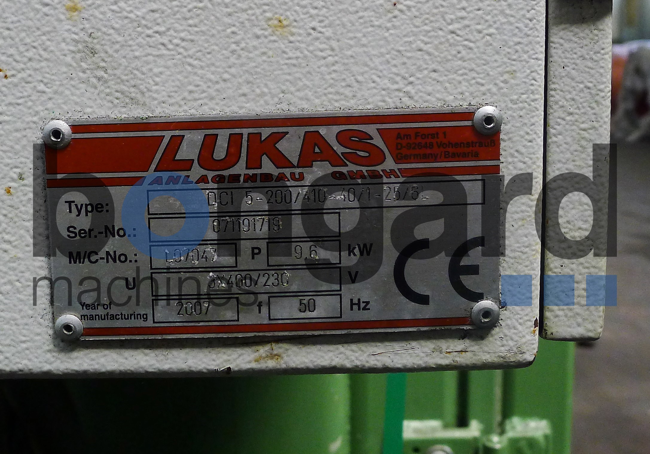 LUKAS DCI 5-200/410-40/1-25/6L tréfileuses inline