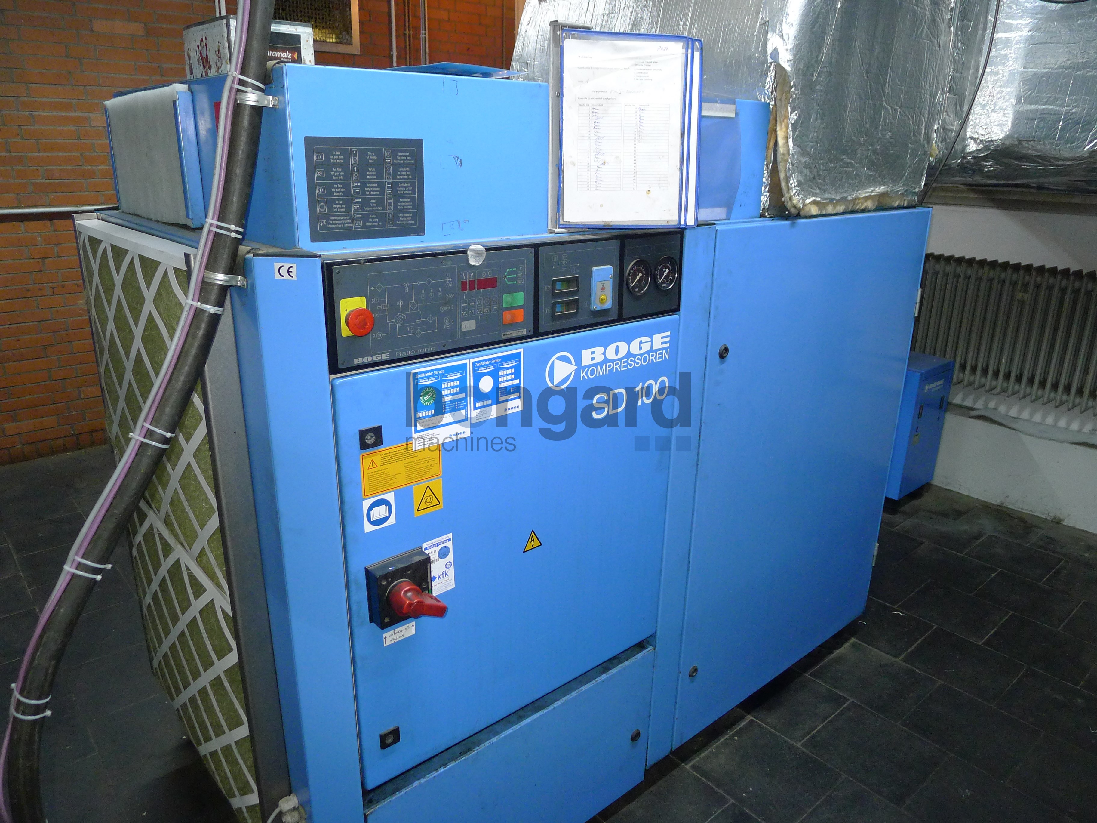 BOGE SD100 screw compressor