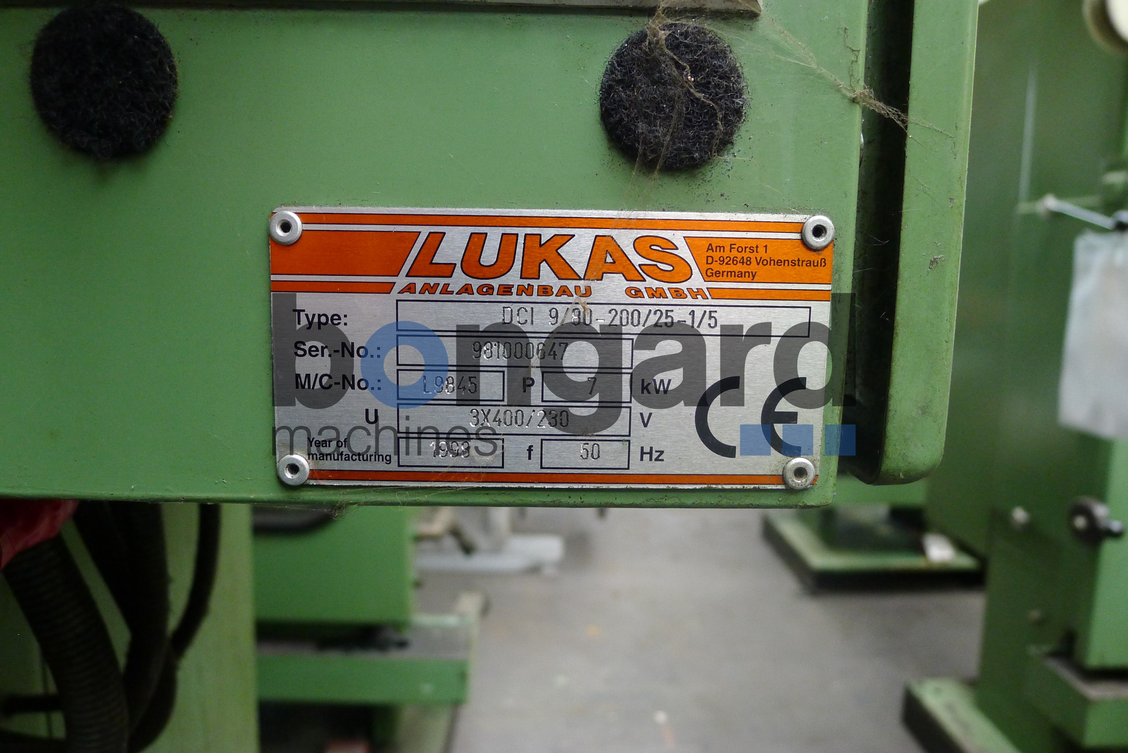 LUKAS DCI 9/80-200/25-1/5 tréfileuses inline