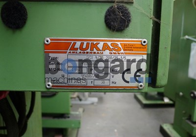 LUKAS DCI 9/80-200/25-1/5 inline wire drawing machine