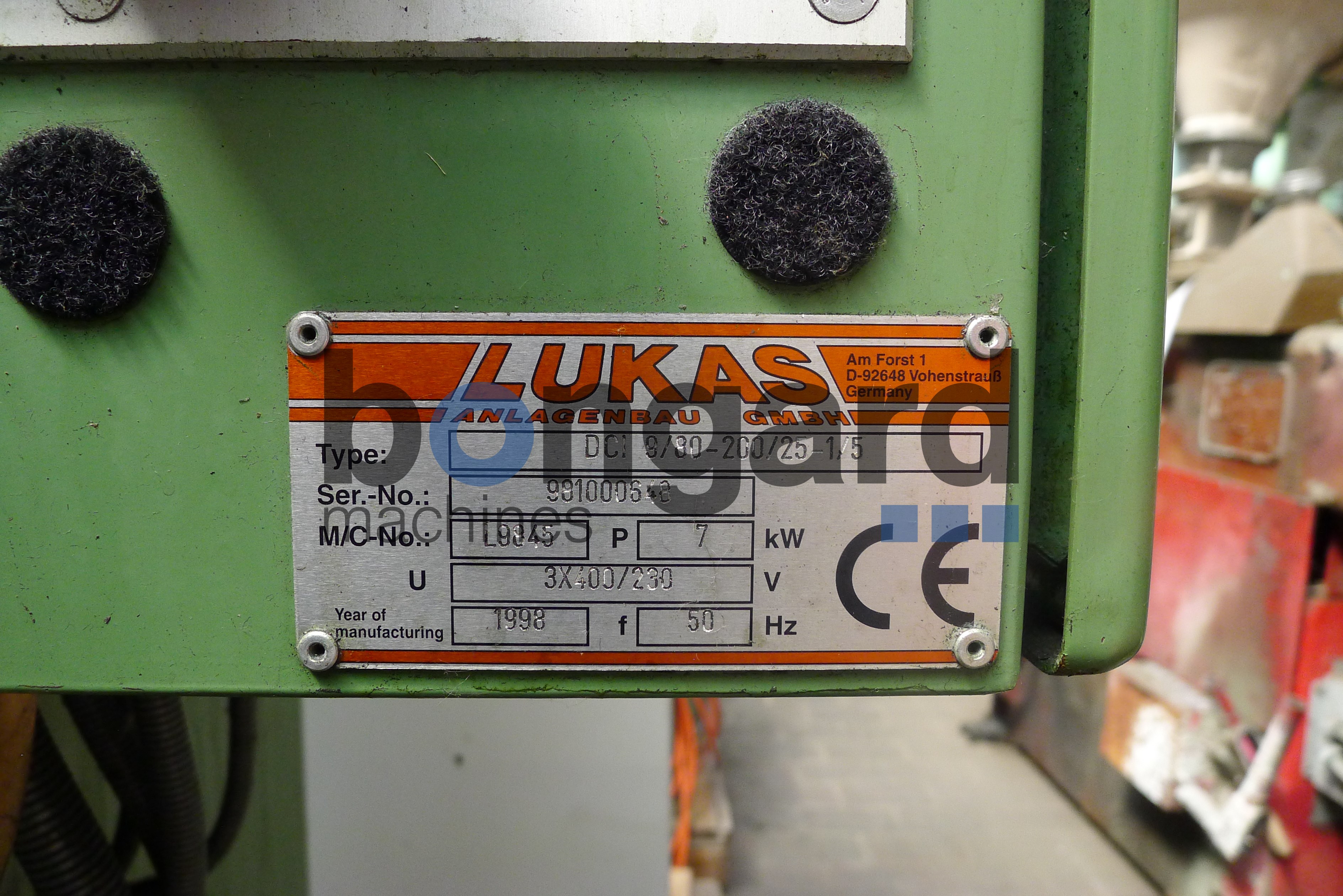 LUKAS DCI 9/80-200/25-1/5 tréfileuses inline