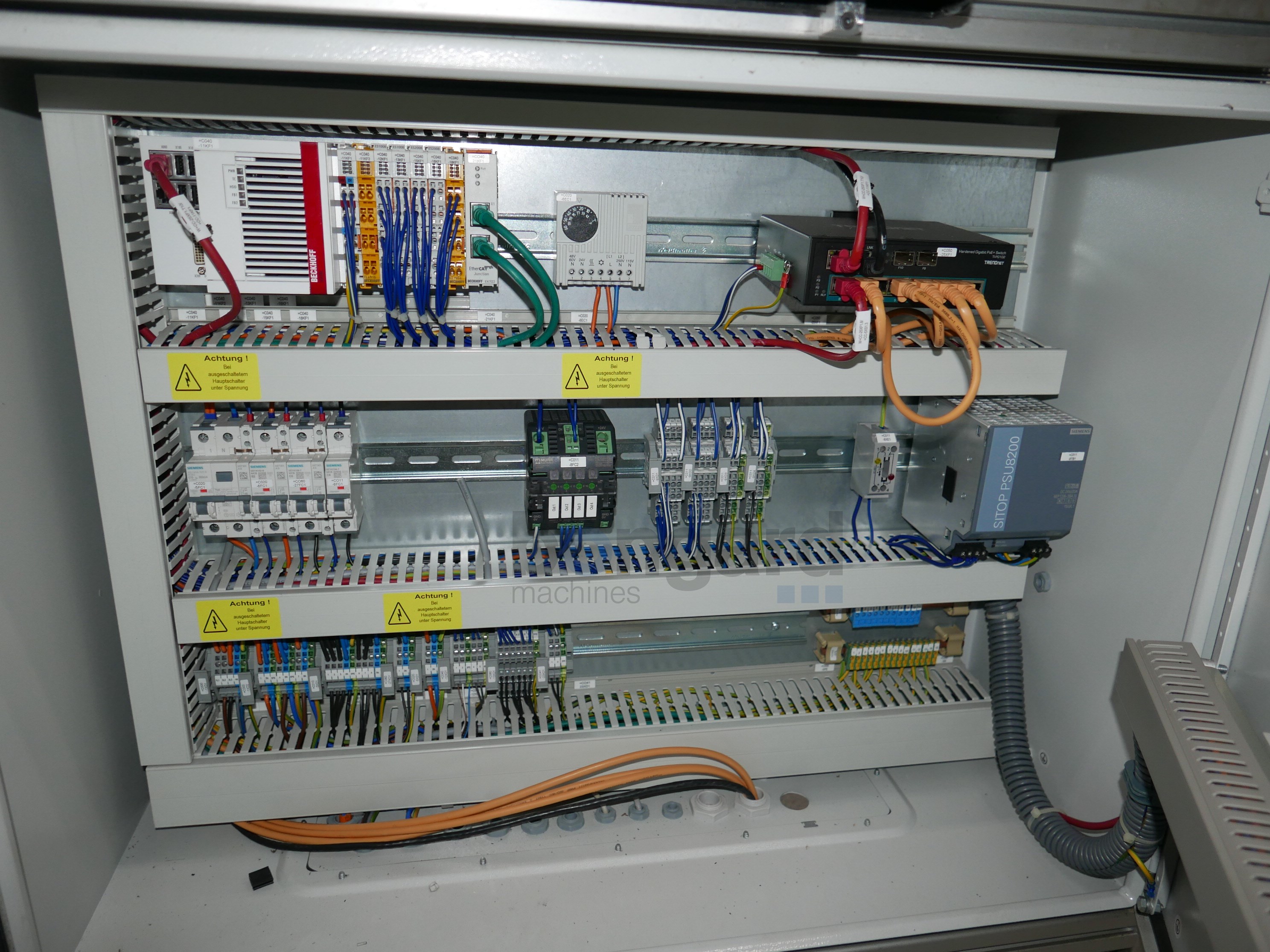 NIEHOFF DSA4 rewinding line for braiding spools