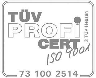TÜV Profi Cert ISO 9001