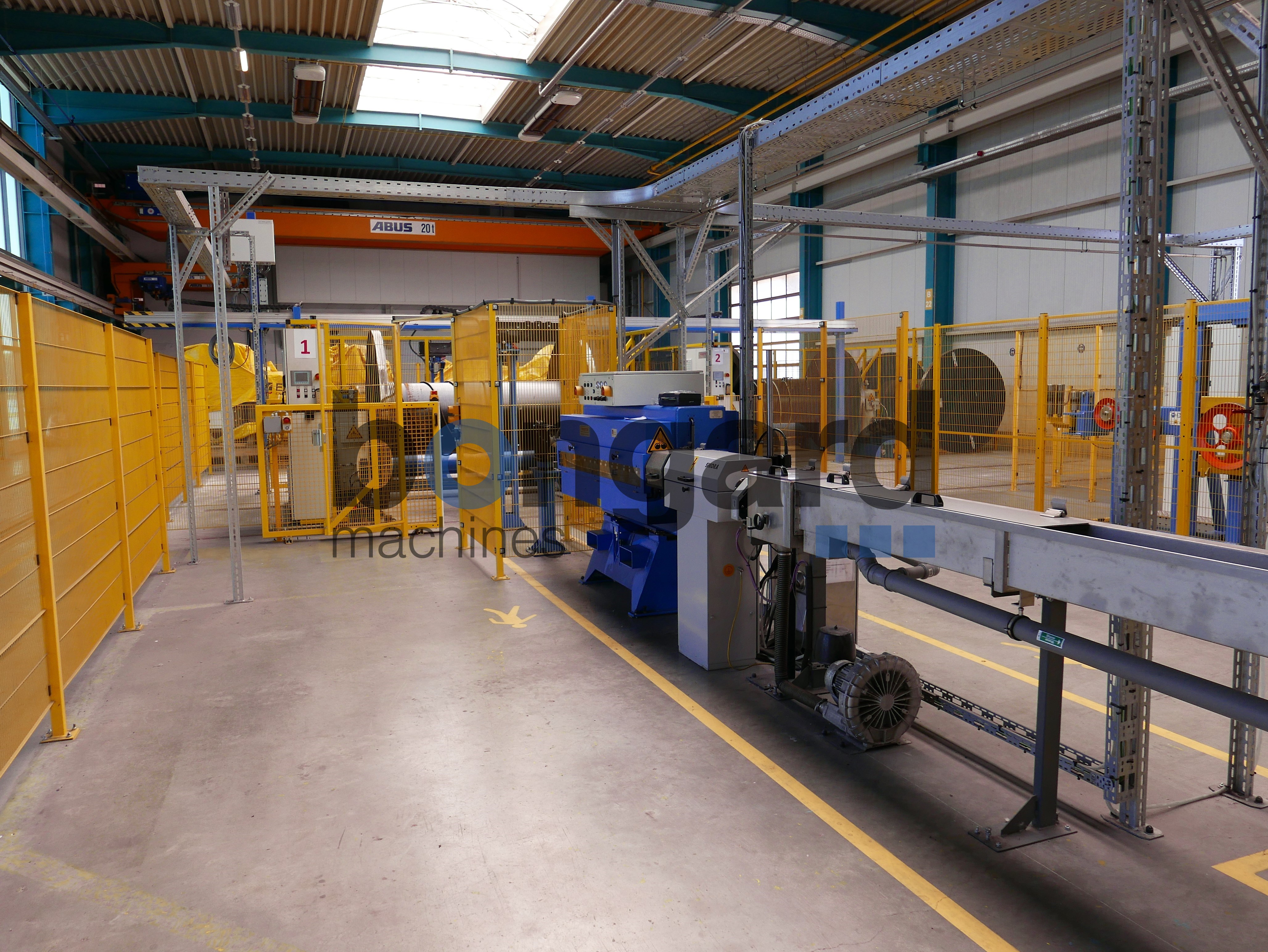 TROESTER steel rope / Prestressed concrete strand extrusion line