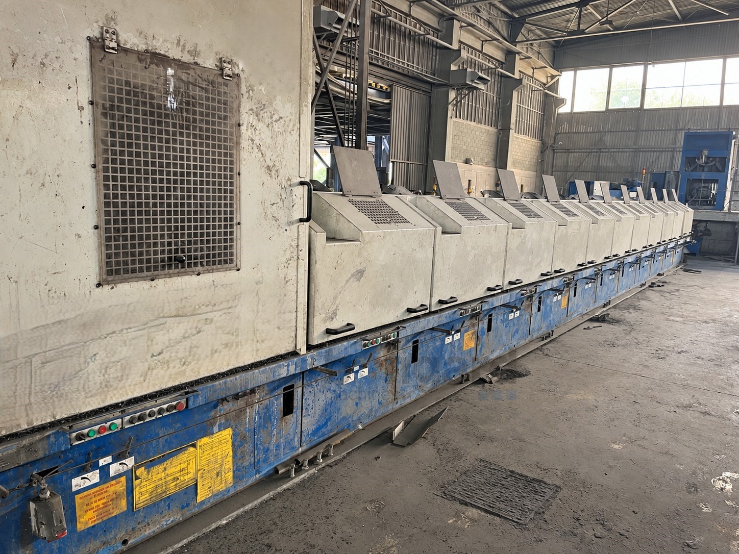 KOCH KGT 25/12 OTA straight-line wire drawing line with automatic tension control