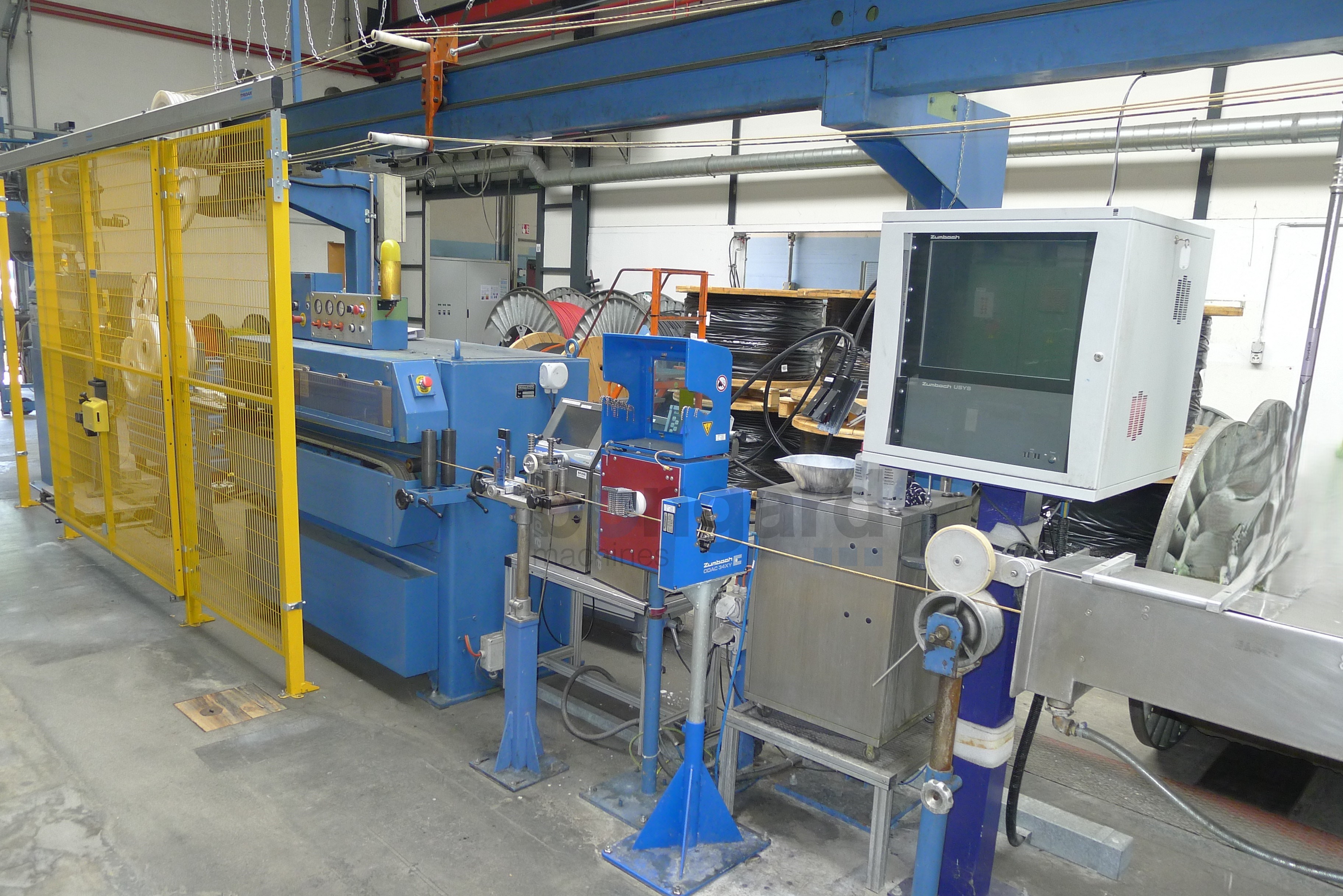 NOKIA-MAILLEFER ligne d'extrusion d'isolation et gainage