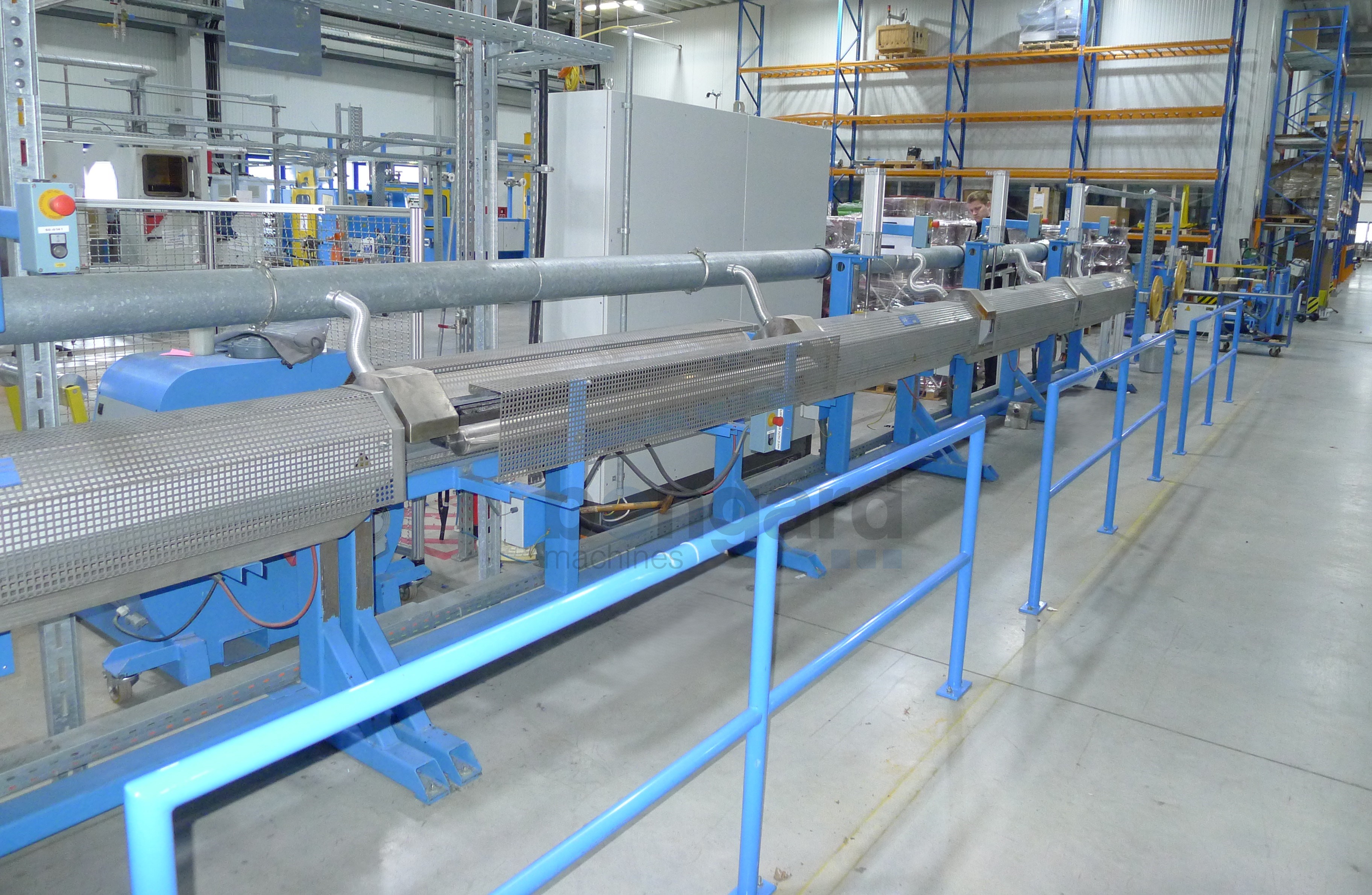HAGEN & FUNKE horizontal PTFE sinter oven line