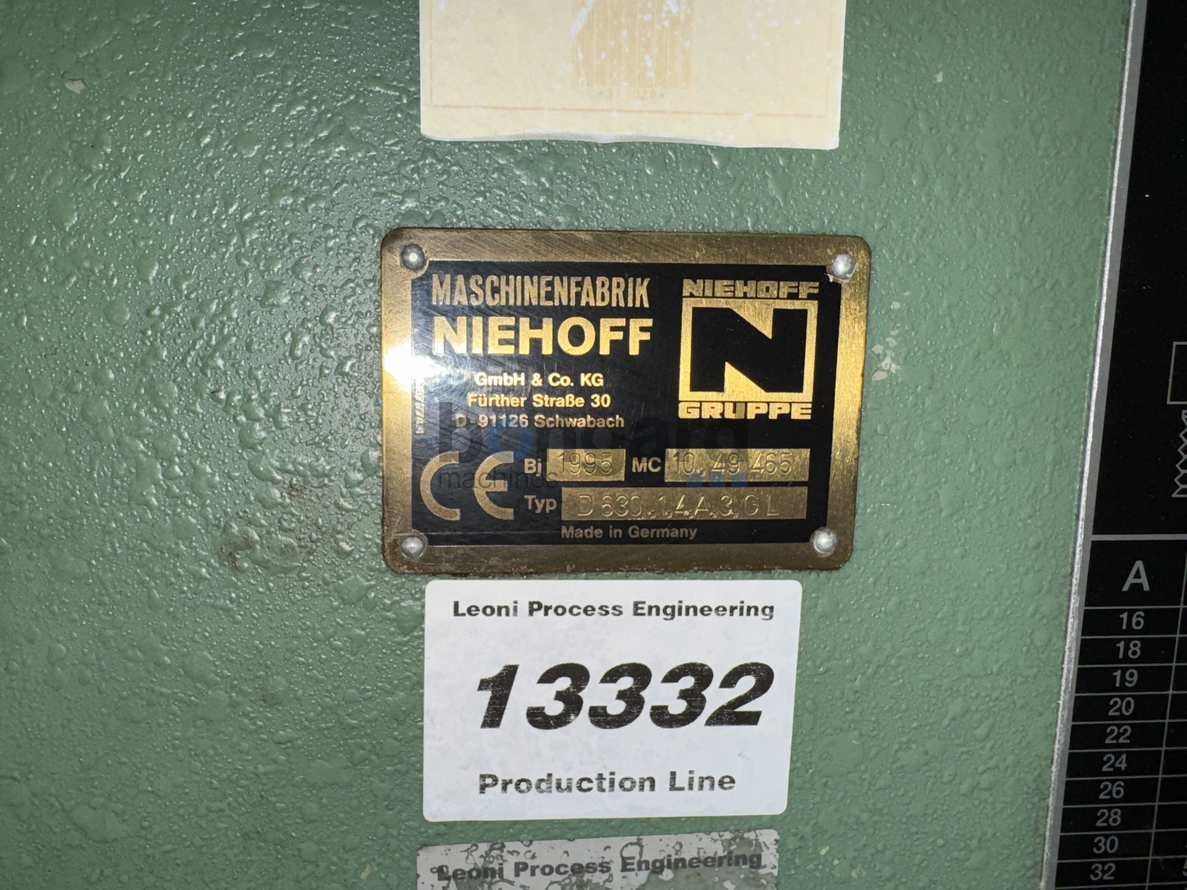 NIEHOFF D630.1.4.A.3.GL toronneuse double torsion