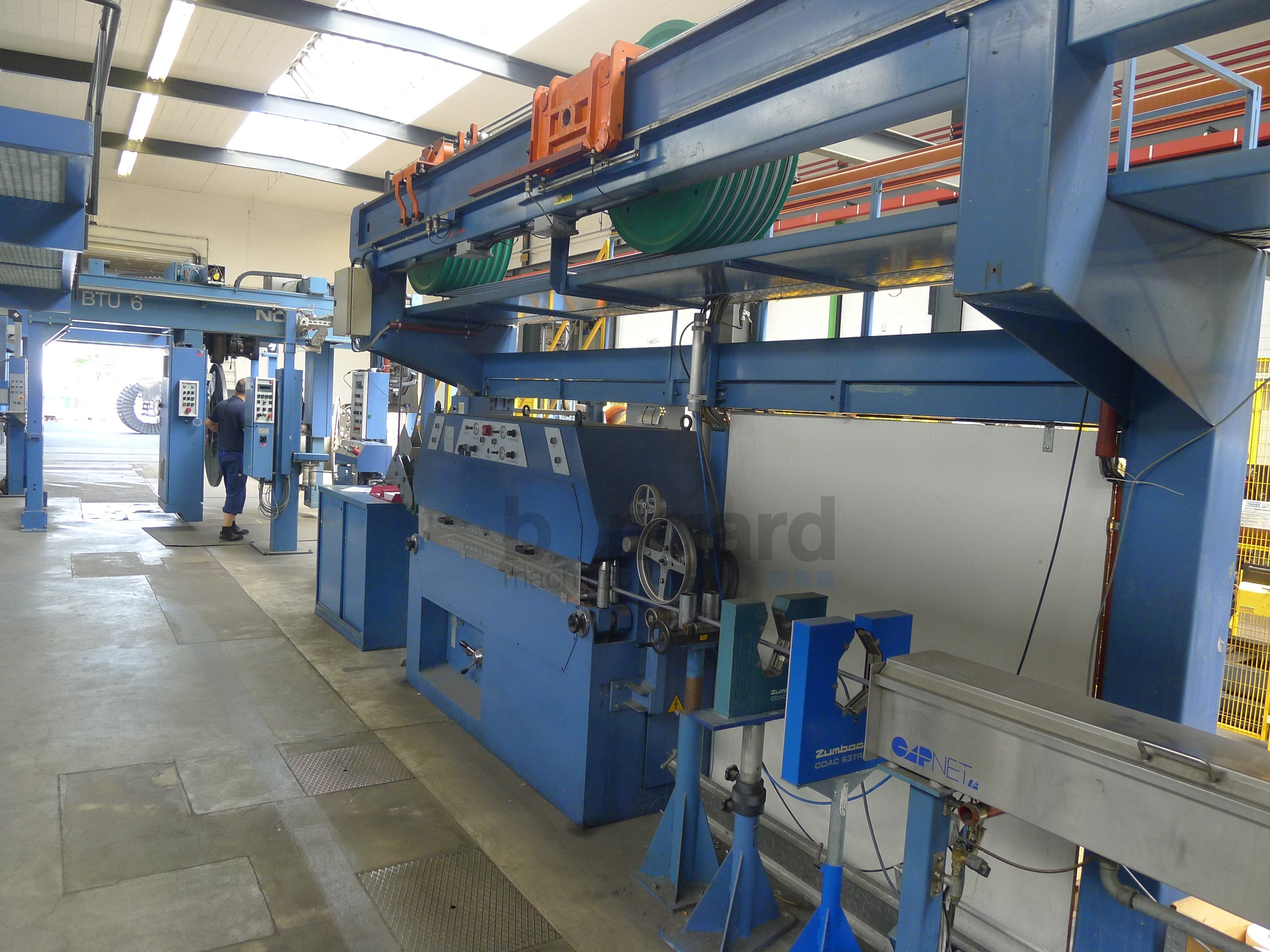 NOKIA-MAILLEFER Conductor and sheath extrusion line