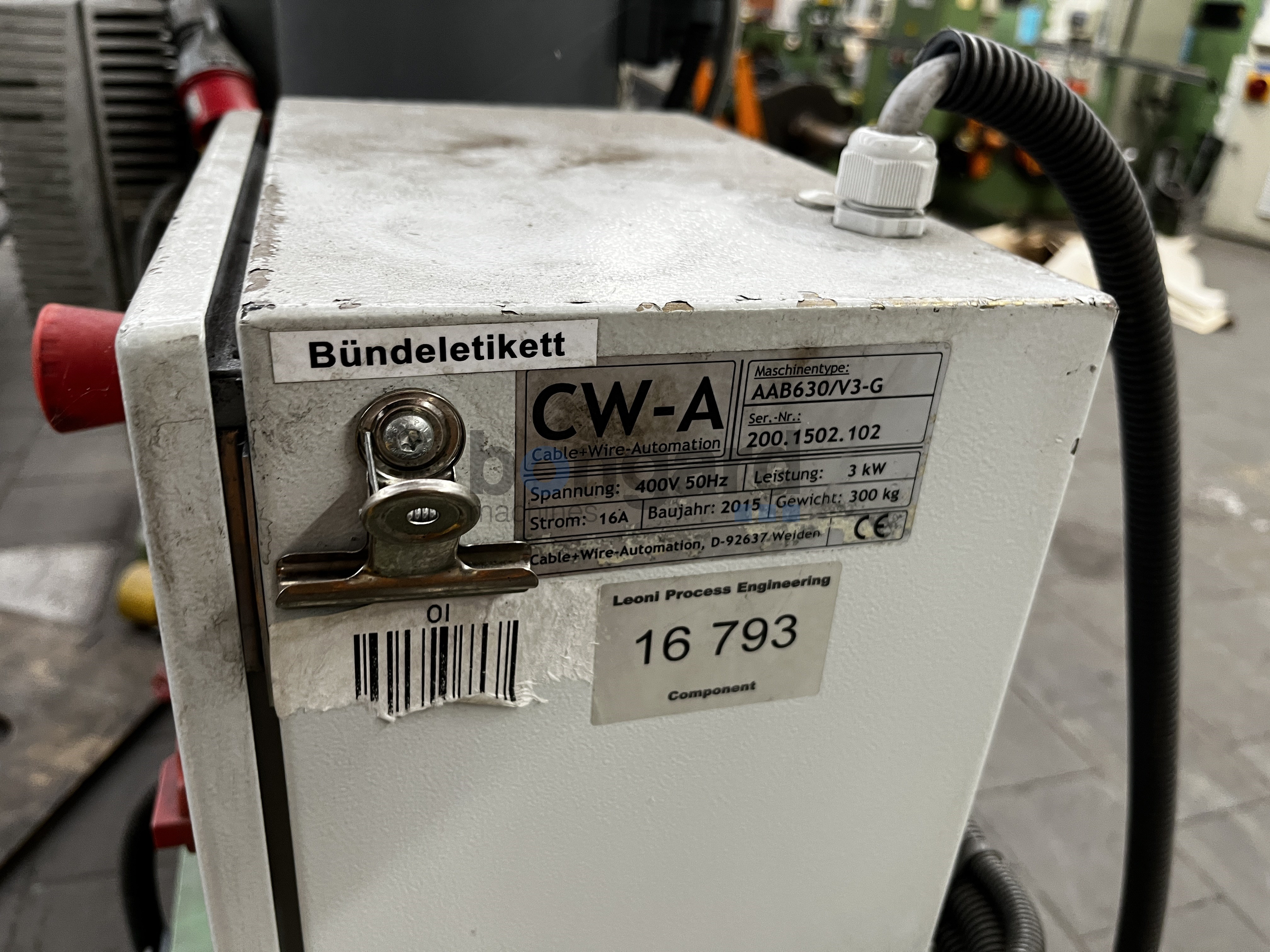 CW-A / Zankl AAB 630/V3-G single stack pay-off