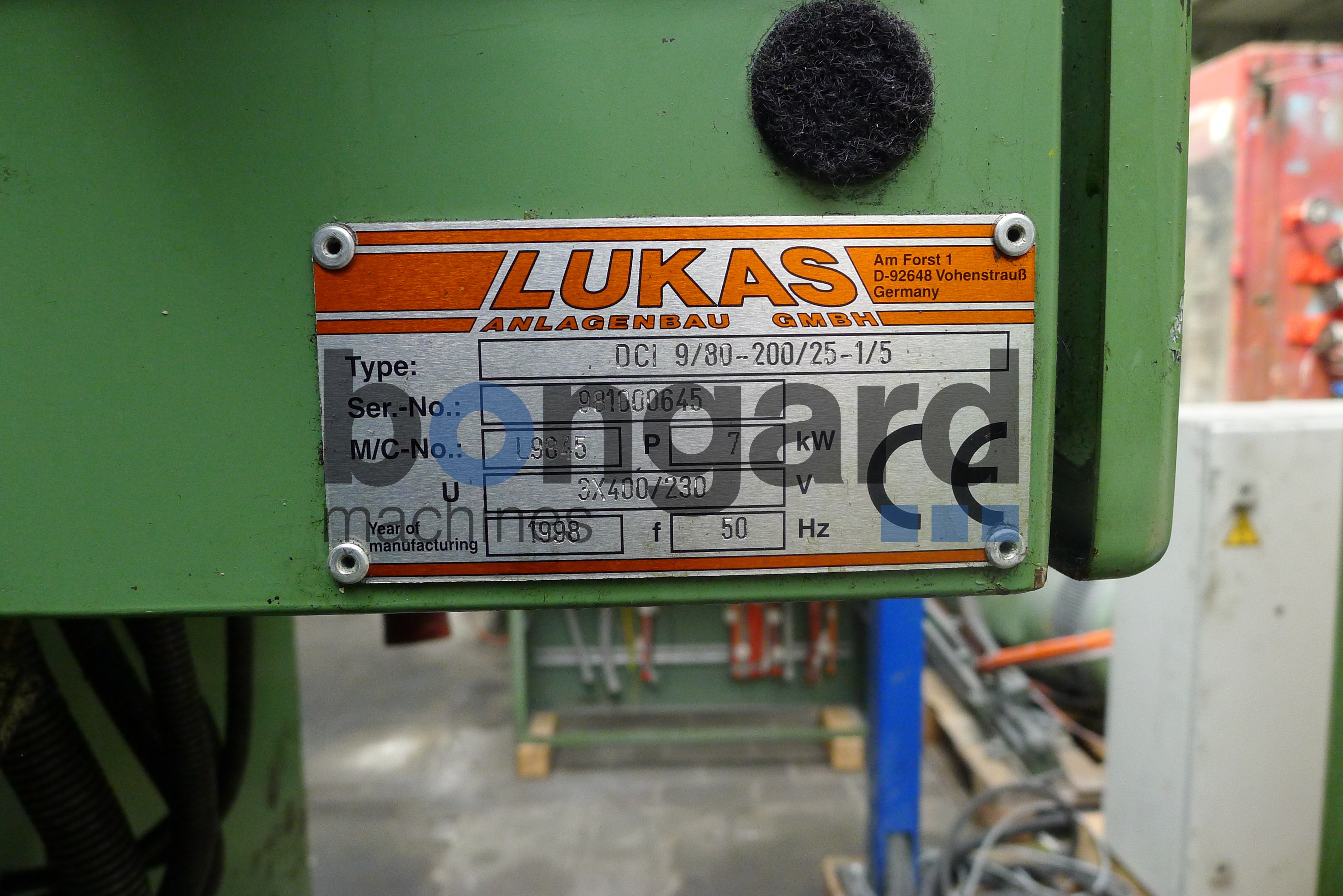 LUKAS DCI 9/80-200/25-1/5 tréfileuses inline