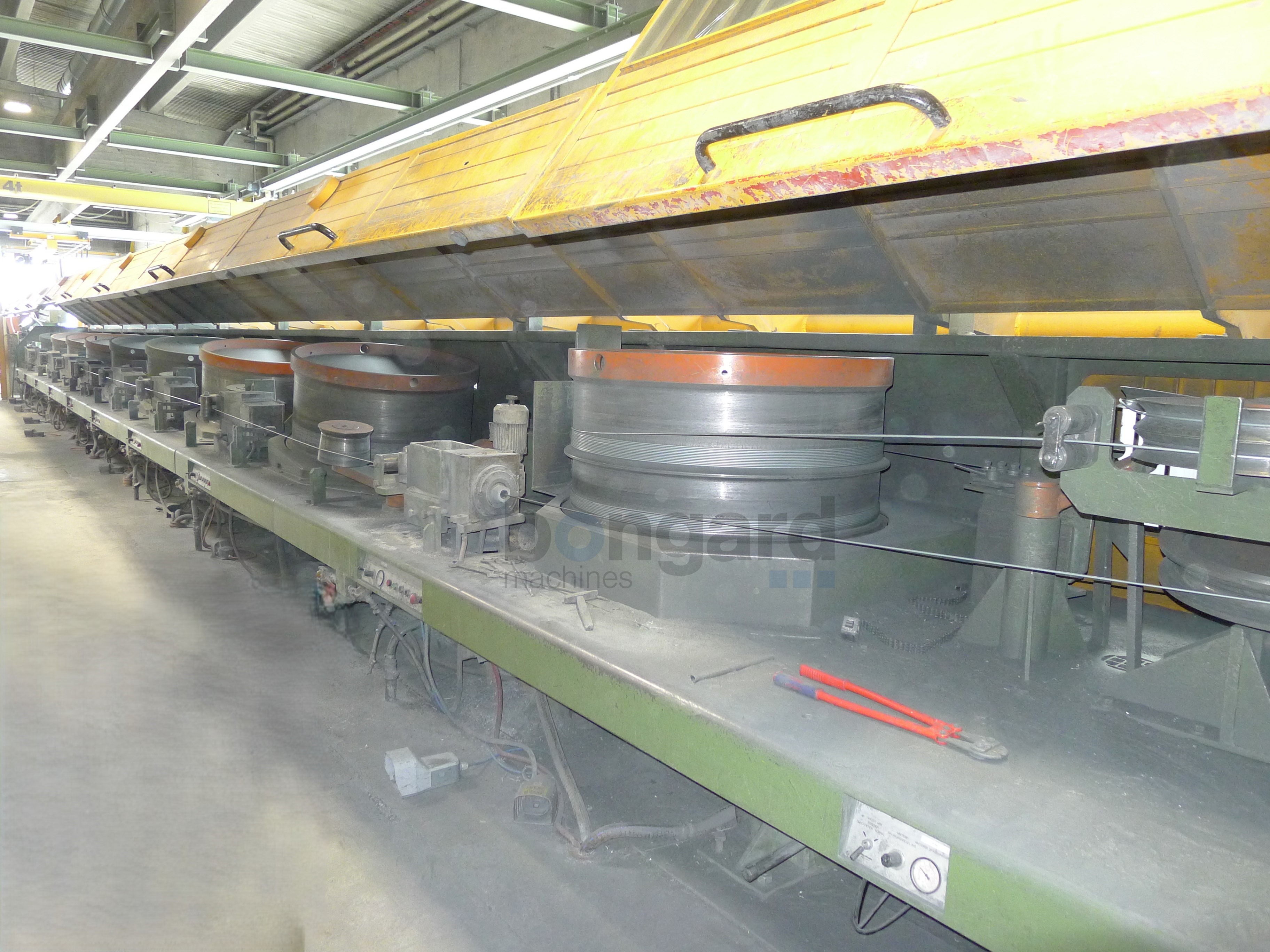 FRIGERIO RI 120/9-SX2 Spannbeton Geradeaus-Drahtziehanlage