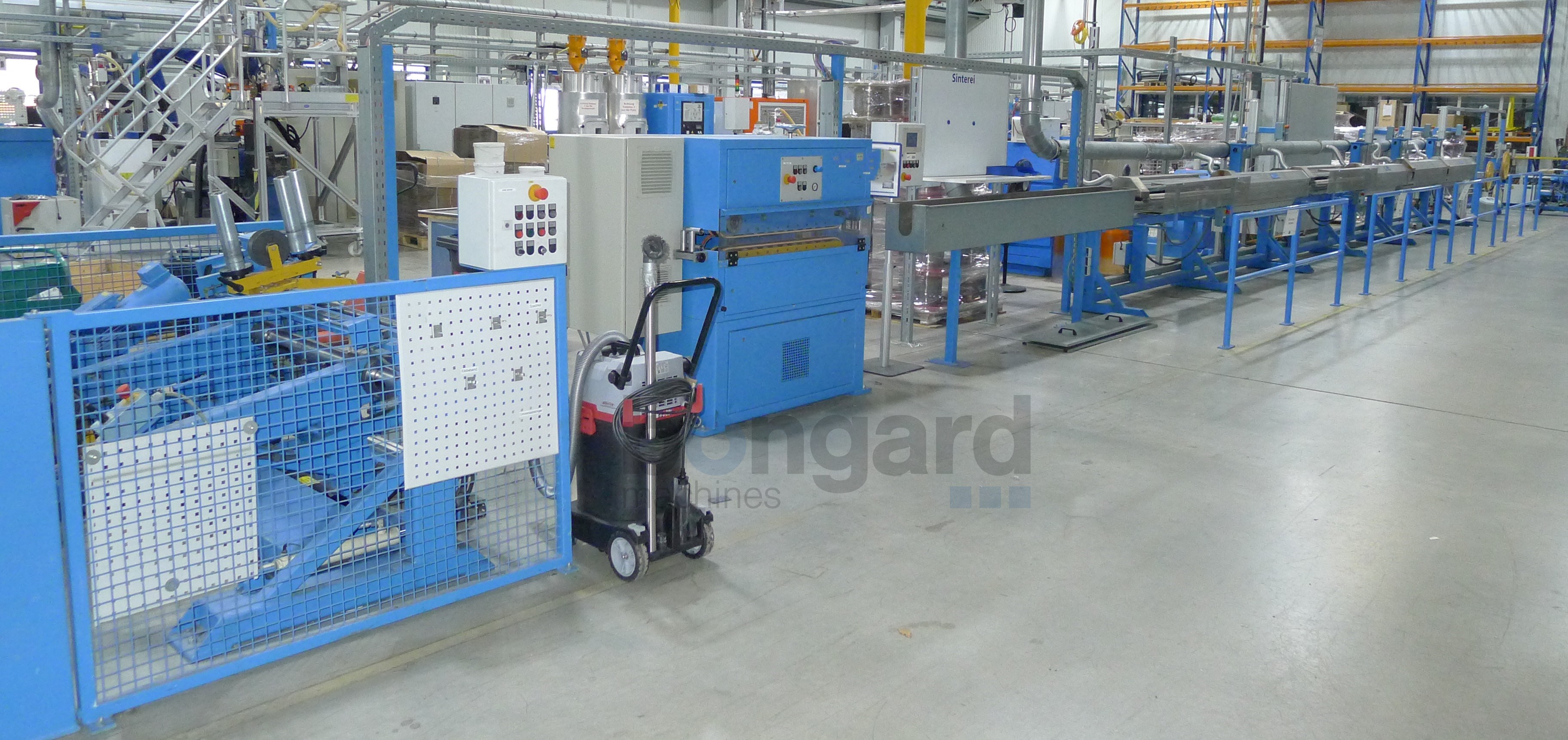 HAGEN & FUNKE horizontal PTFE sinter oven line