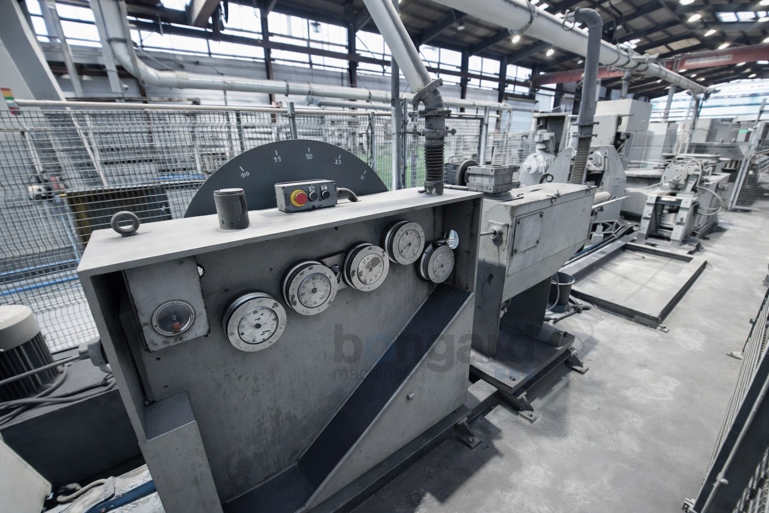 EVG Inline drawing -  straightening and cutting line