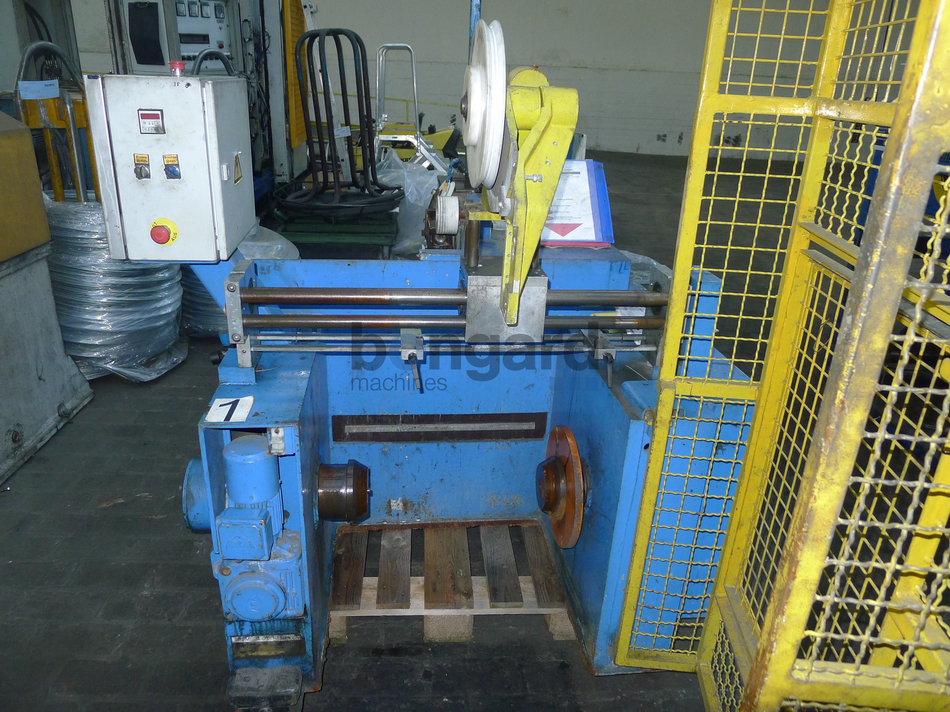 BONGARD spooler with drawing die
