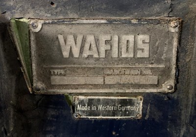 WAFIOS REL 3 wire straightening and cutting machine