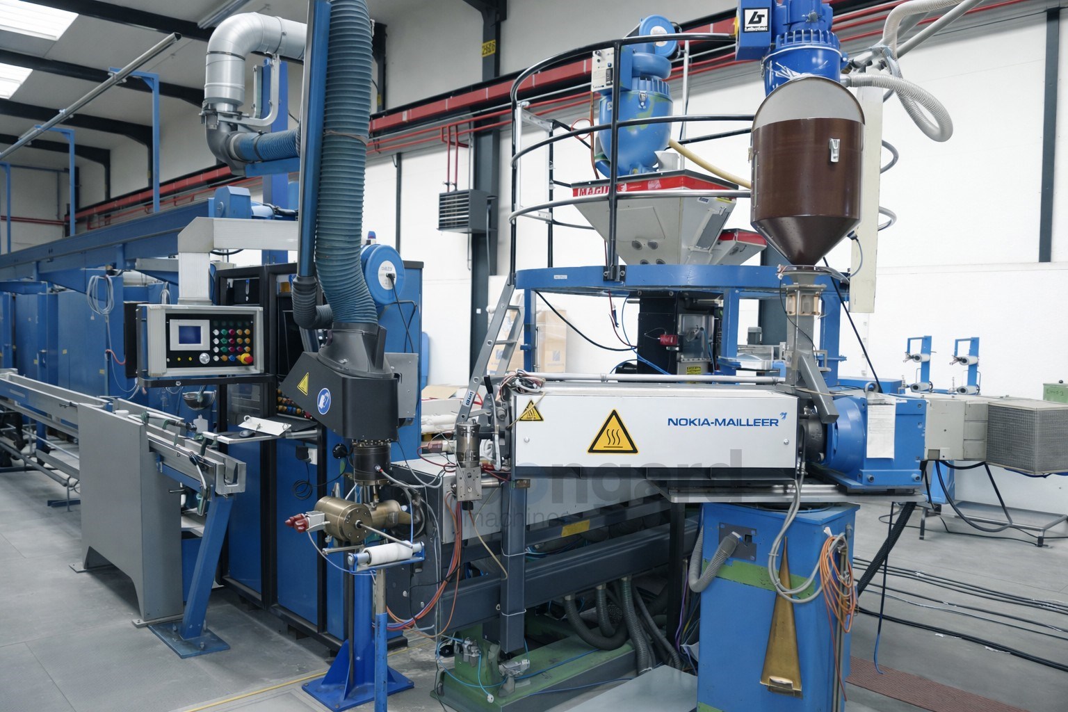 NOKIA-MAILLEFER ligne d'extrusion d'isolation et gainage