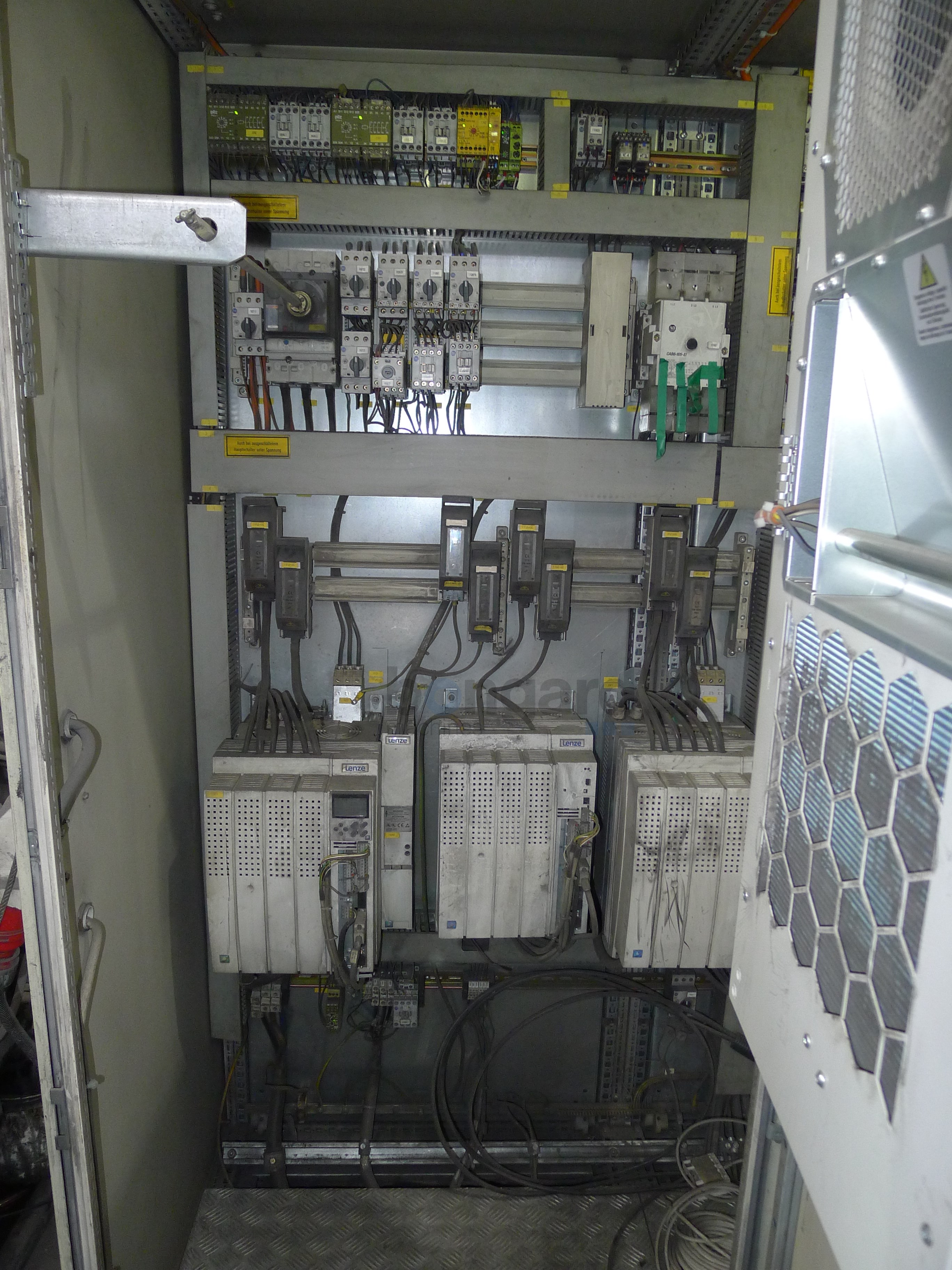 EVG Inline drawing -  straightening and cutting line