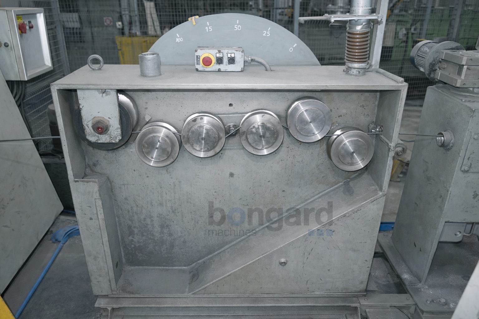 EVG Inline drawing -  straightening and cutting line