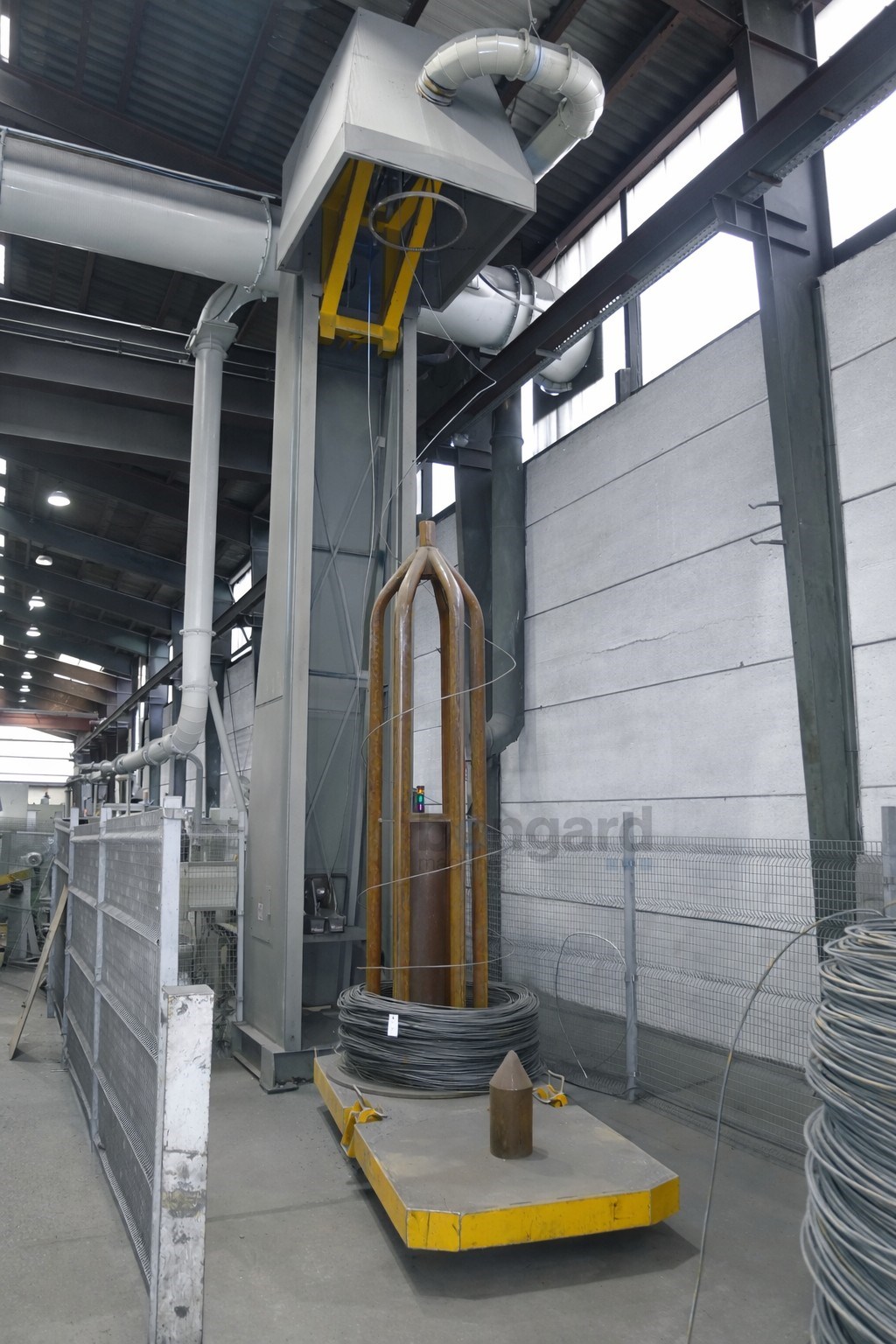 EVG Inline drawing -  straightening and cutting line