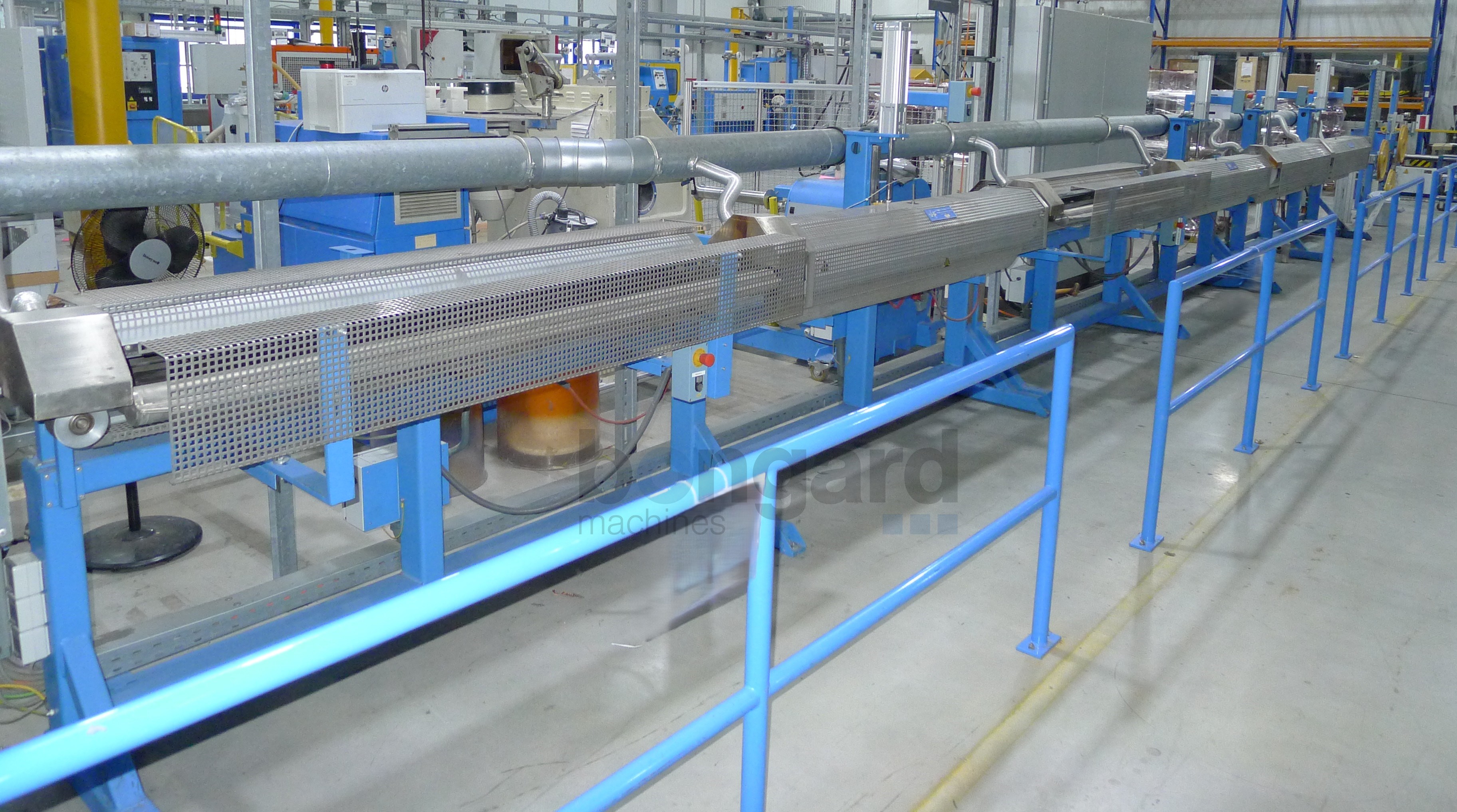 HAGEN & FUNKE horizontal PTFE sinter oven line