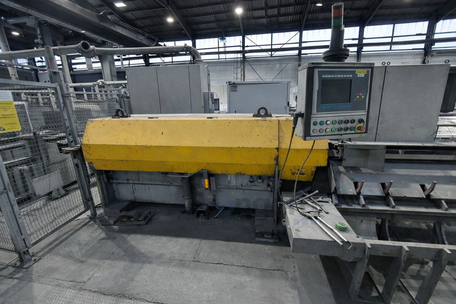 EVG Inline drawing -  straightening and cutting line