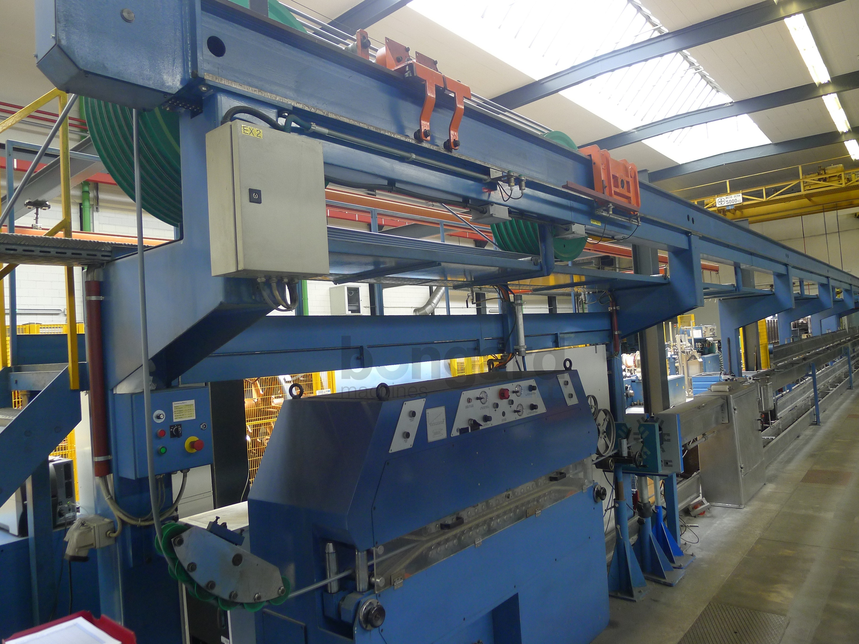 NOKIA-MAILLEFER Conductor and sheath extrusion line