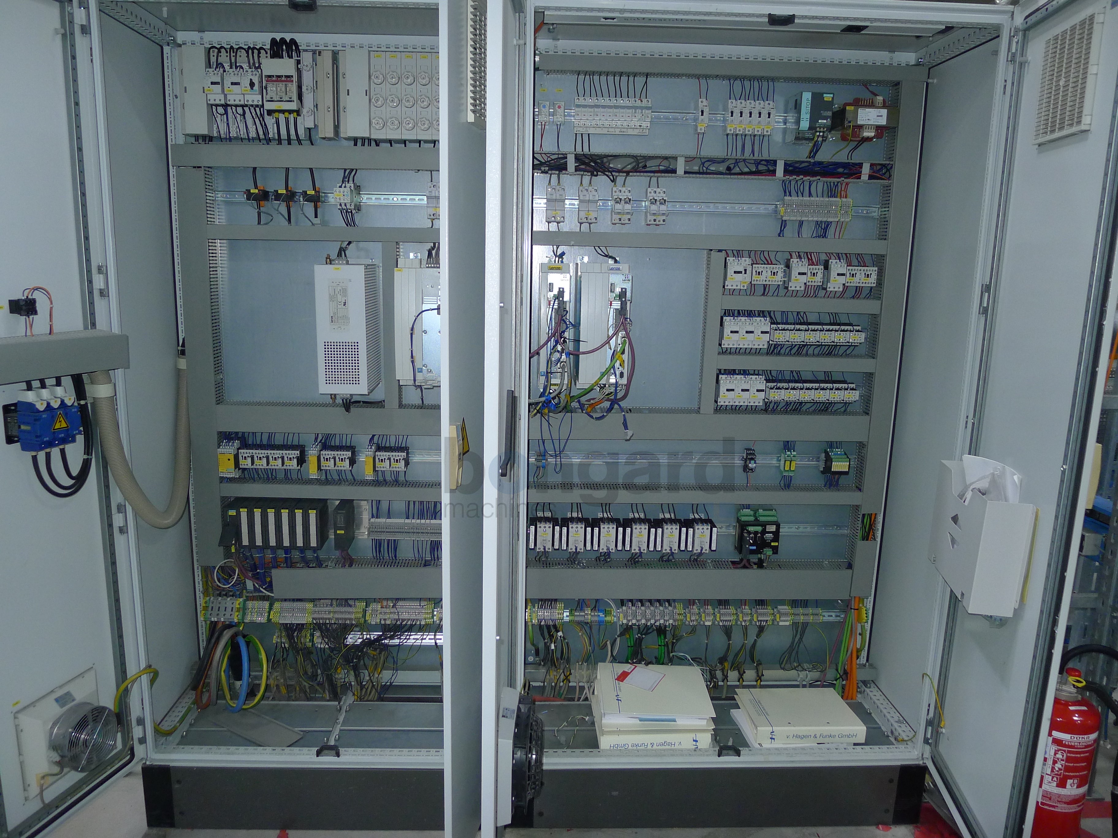 HAGEN & FUNKE horizontal PTFE sinter oven line