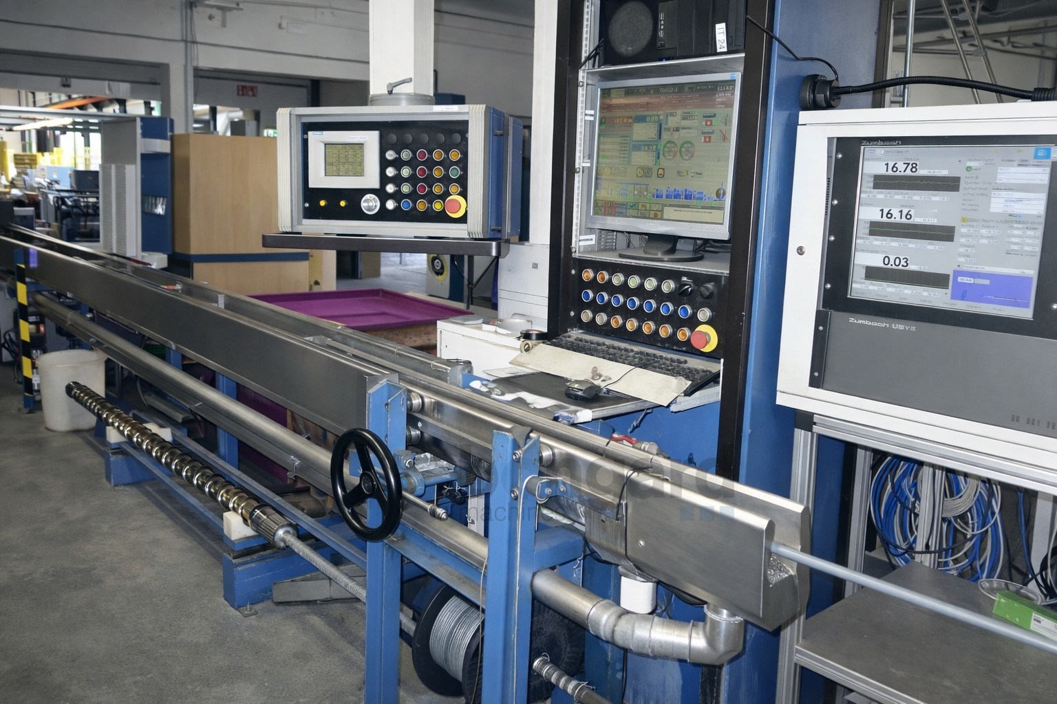 NOKIA-MAILLEFER Conductor and sheath extrusion line