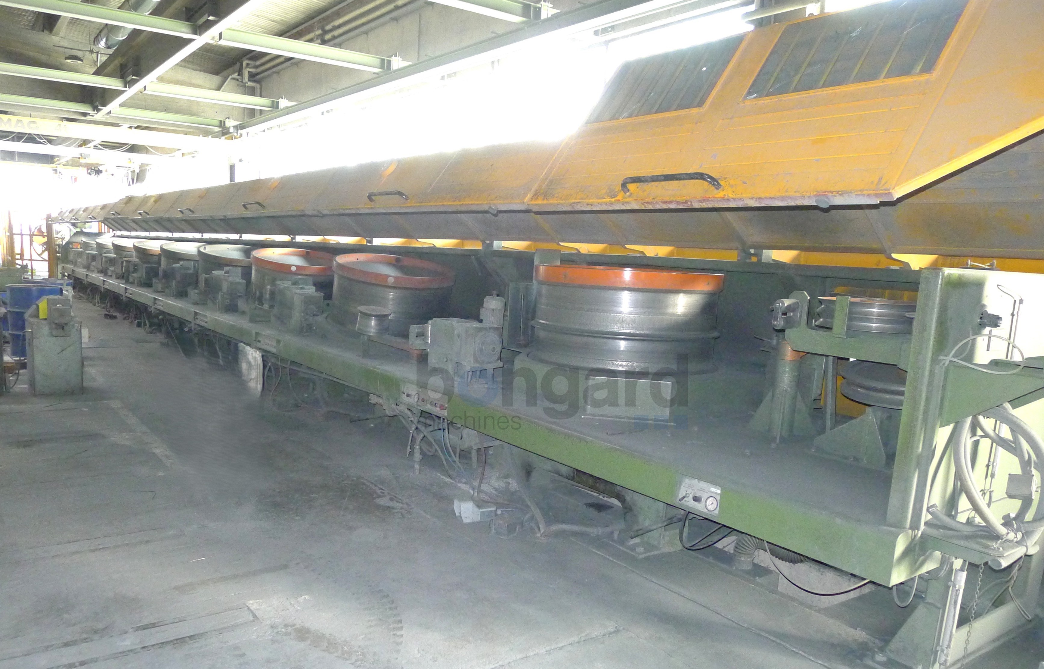 FRIGERIO RI 120/9-SX2 Spannbeton Geradeaus-Drahtziehanlage