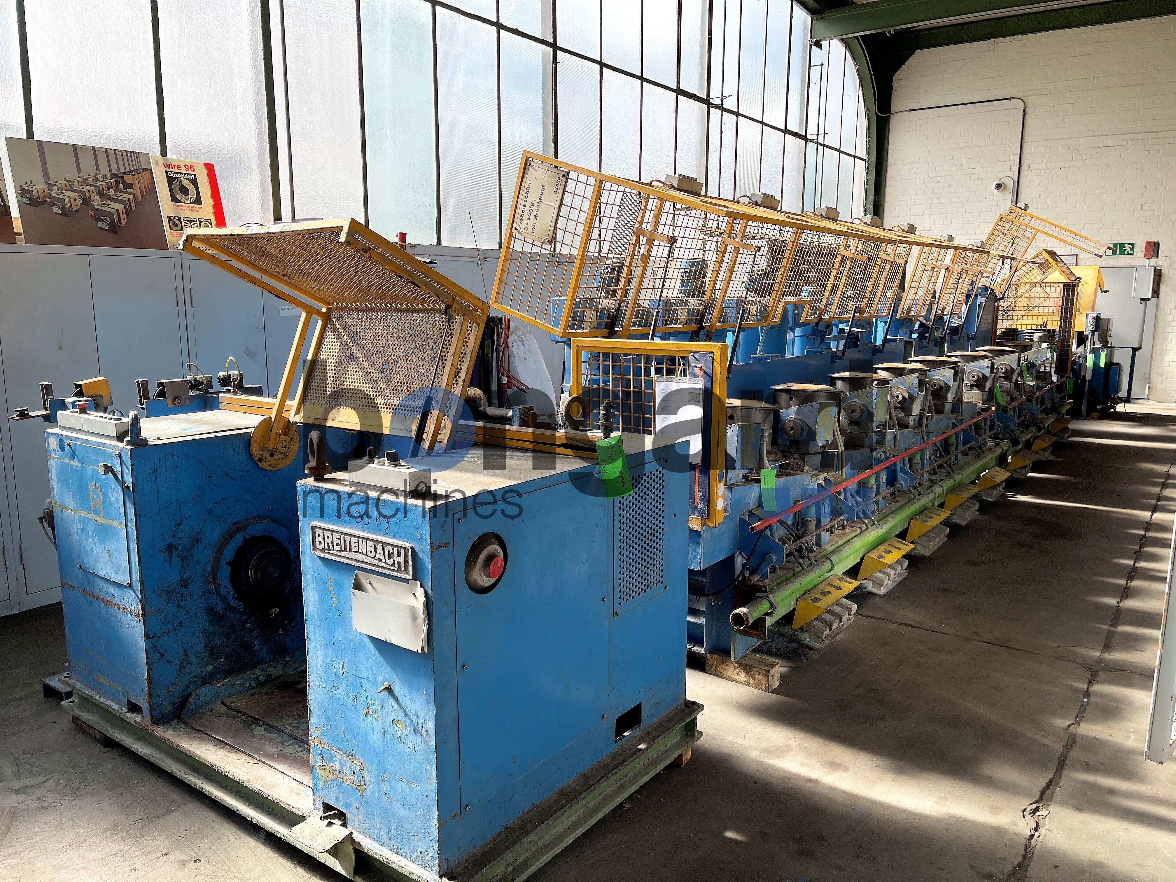 HERBORN-BREITENBACH M-3.R/4+G-4.0/8 tréfileuse à fil rectiligne