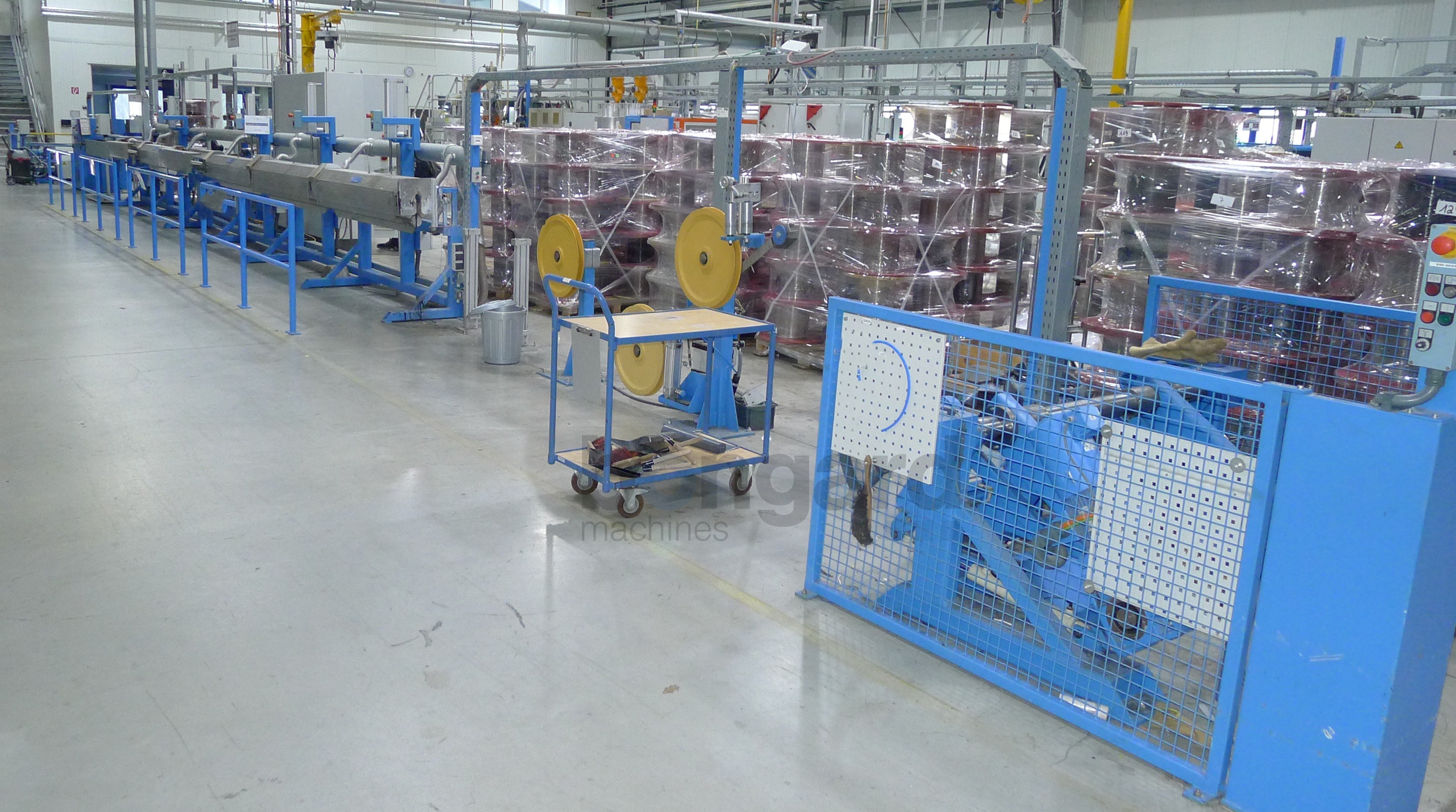 HAGEN & FUNKE horizontal PTFE sinter oven line