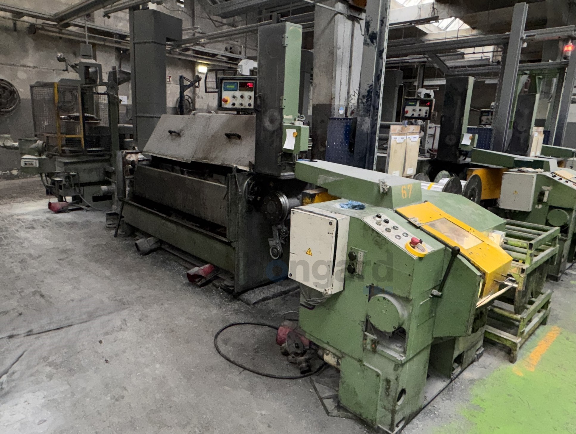 HERBORN-BREITENBACH WGT 161/21 wet-type wire drawing line