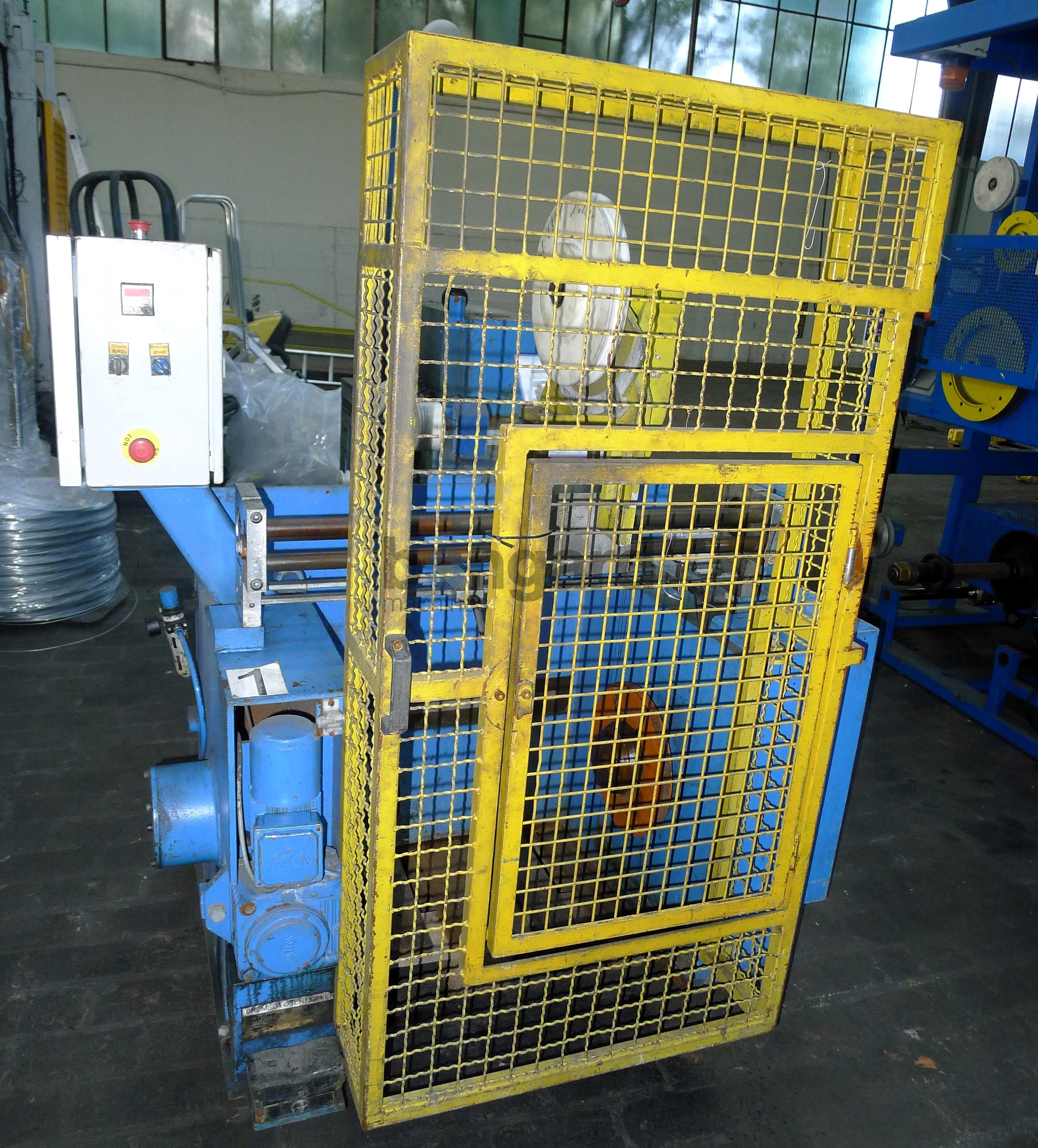 BONGARD spooler with drawing die