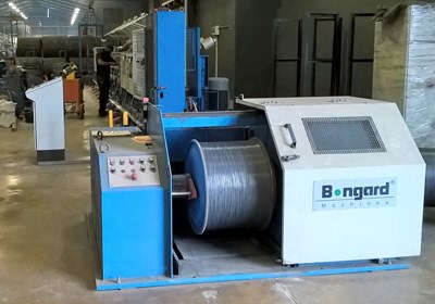 commissioning overhauled steel wire drawing line
