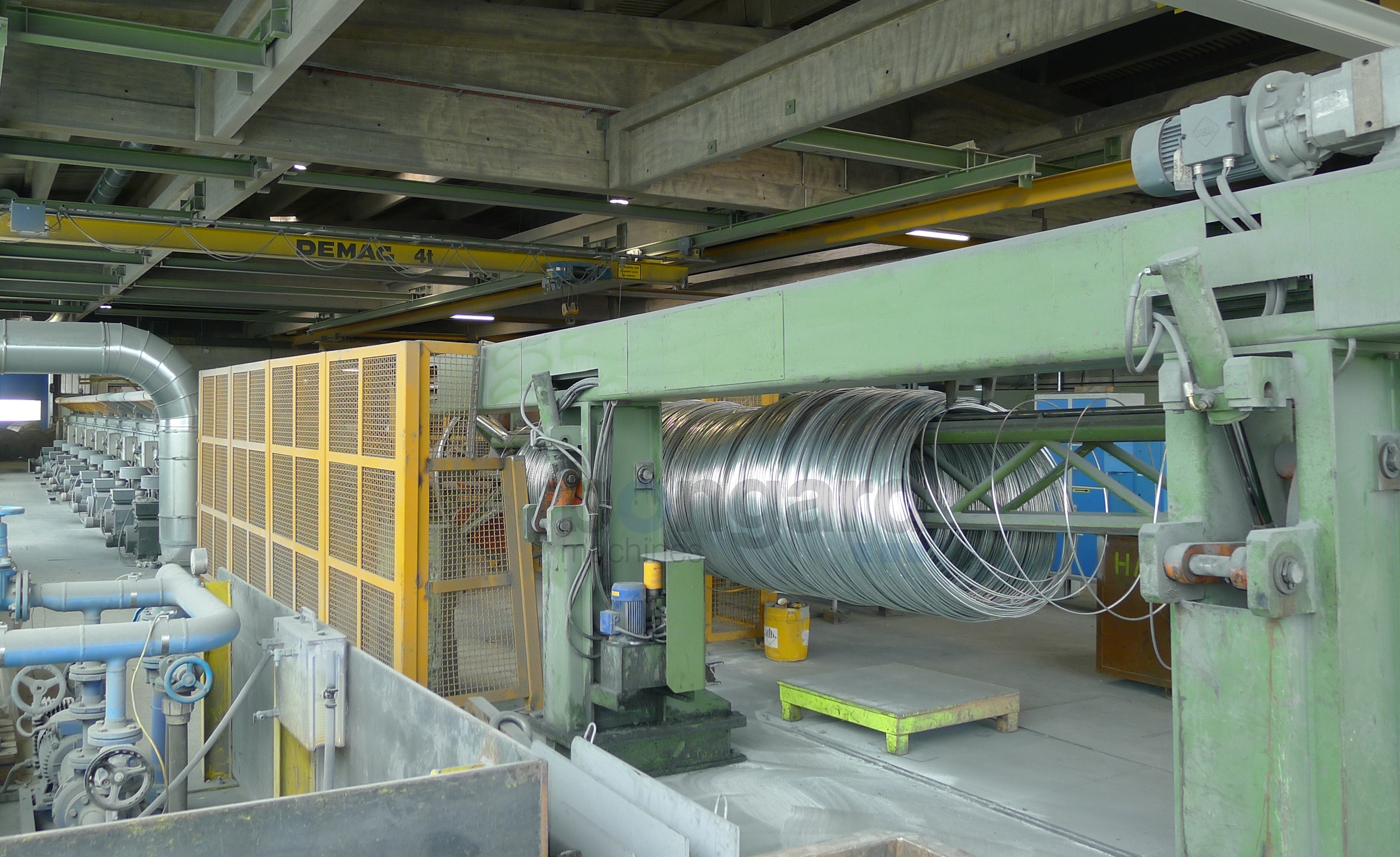FRIGERIO RI 120/9-SX2 Spannbeton Geradeaus-Drahtziehanlage