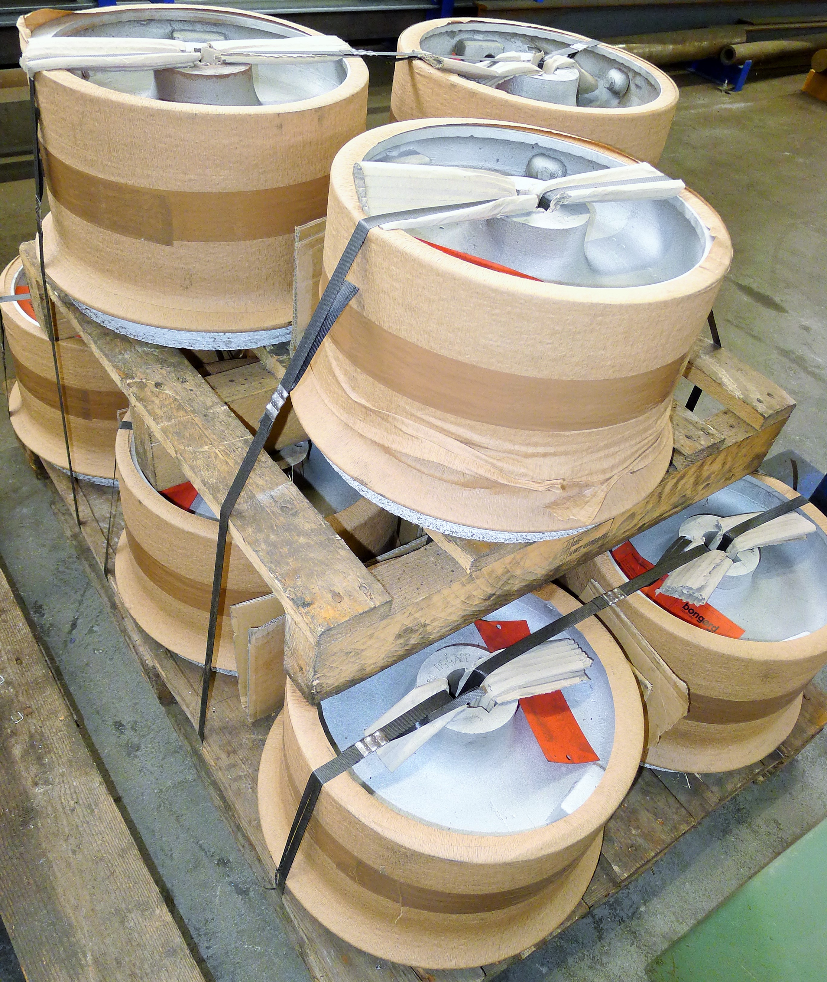coated and grinded drawing capstans