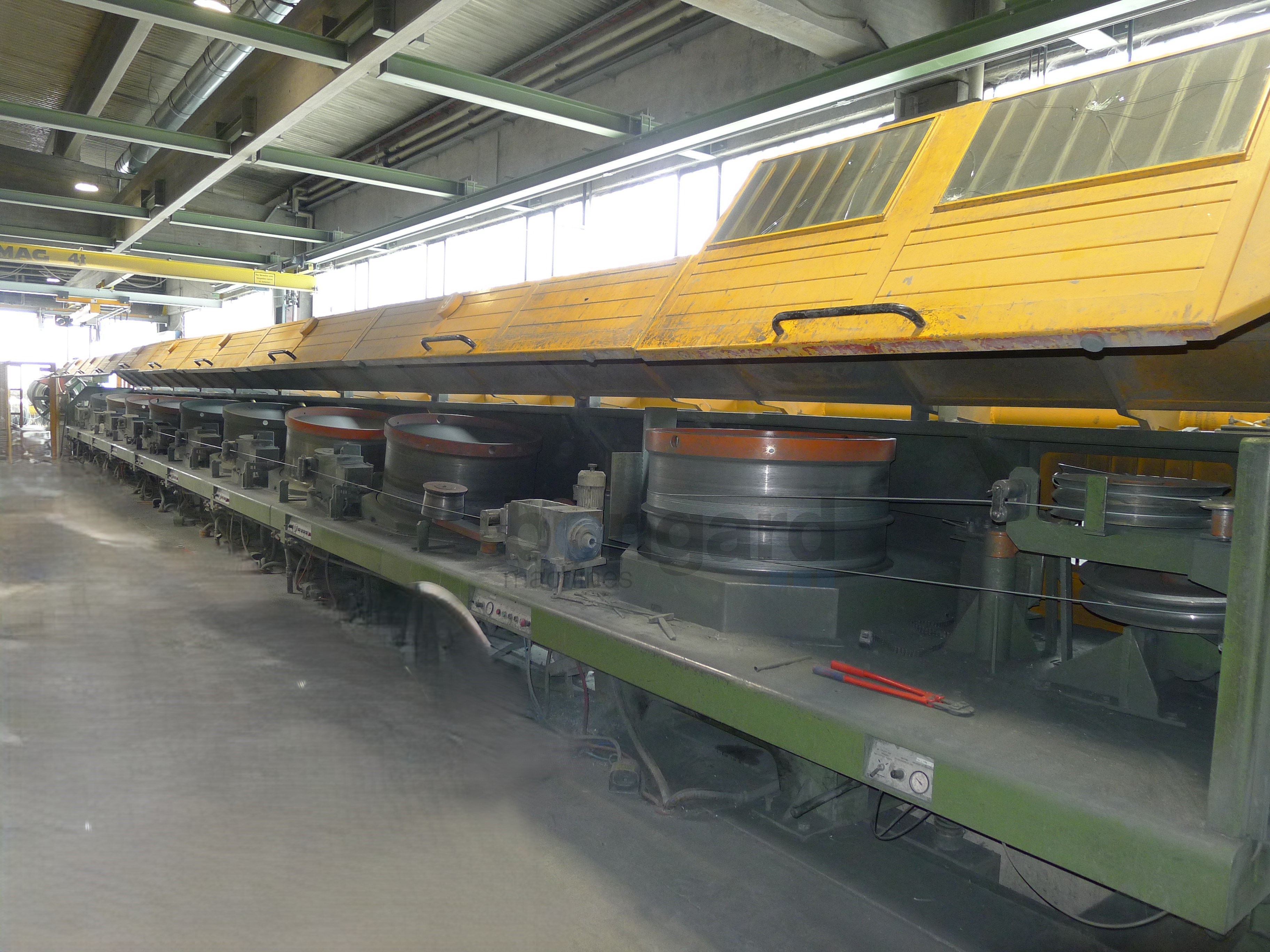 FRIGERIO RI 120/9-SX2 Spannbeton Geradeaus-Drahtziehanlage