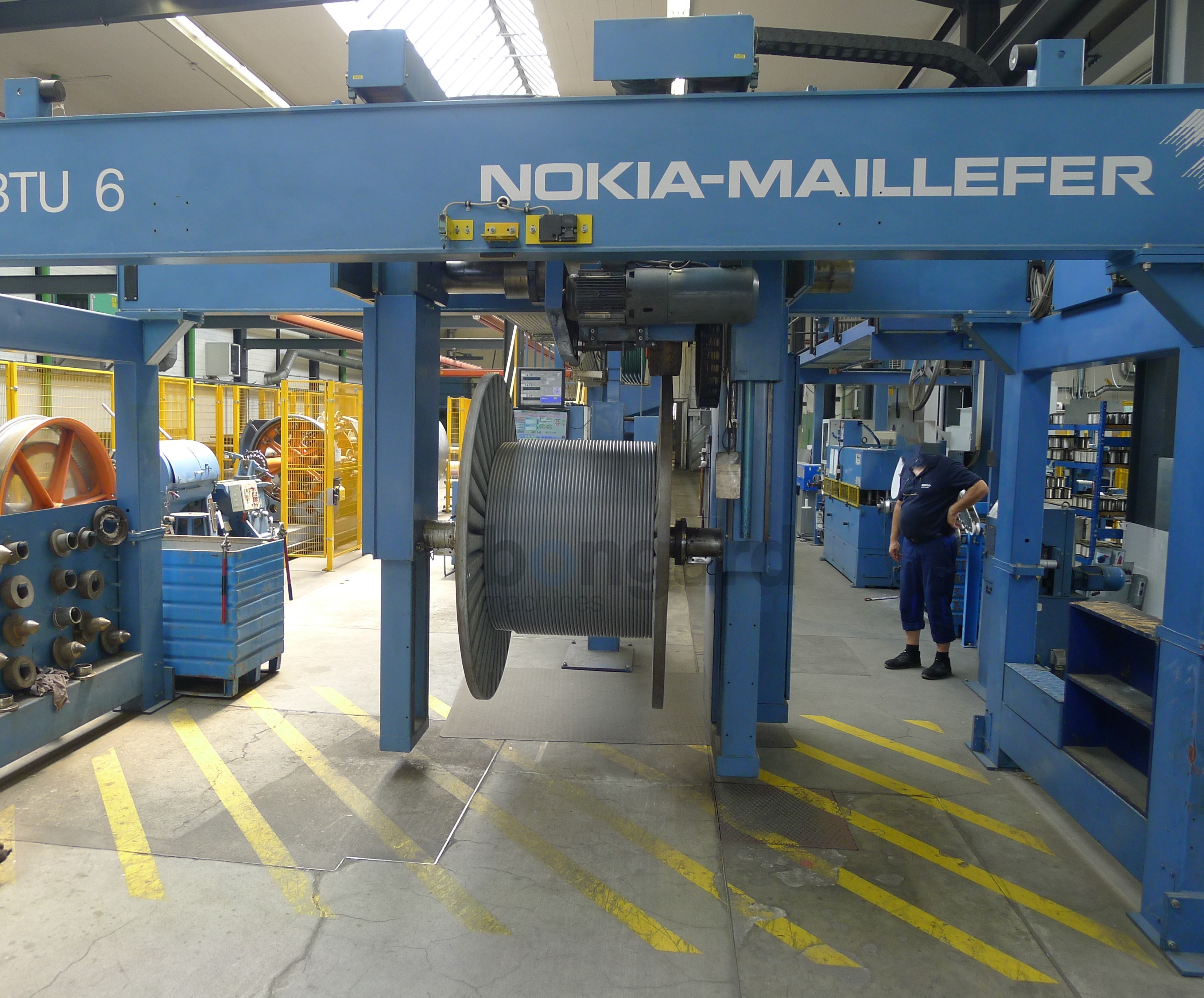 NOKIA-MAILLEFER Conductor and sheath extrusion line